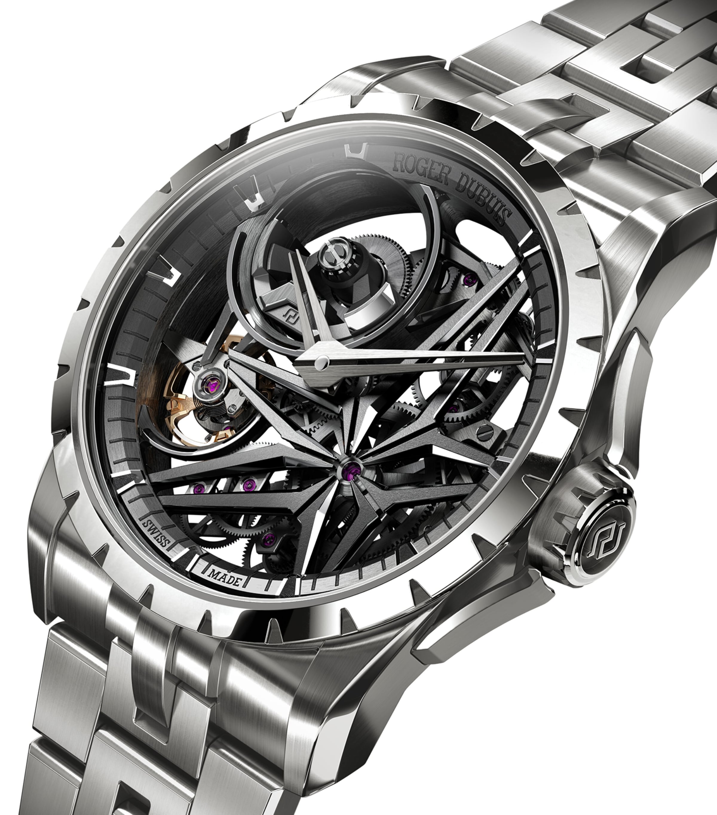 Titanium Excalibur Monobalancier Watch 42mm GREY Image 4