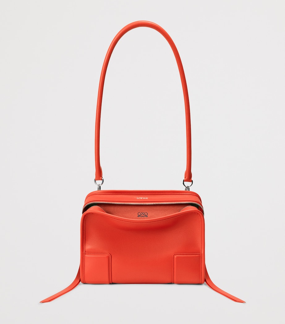 LOEWE Small Leather Amazona 180 Top-Handle Bag Sunrise Orange Image 6