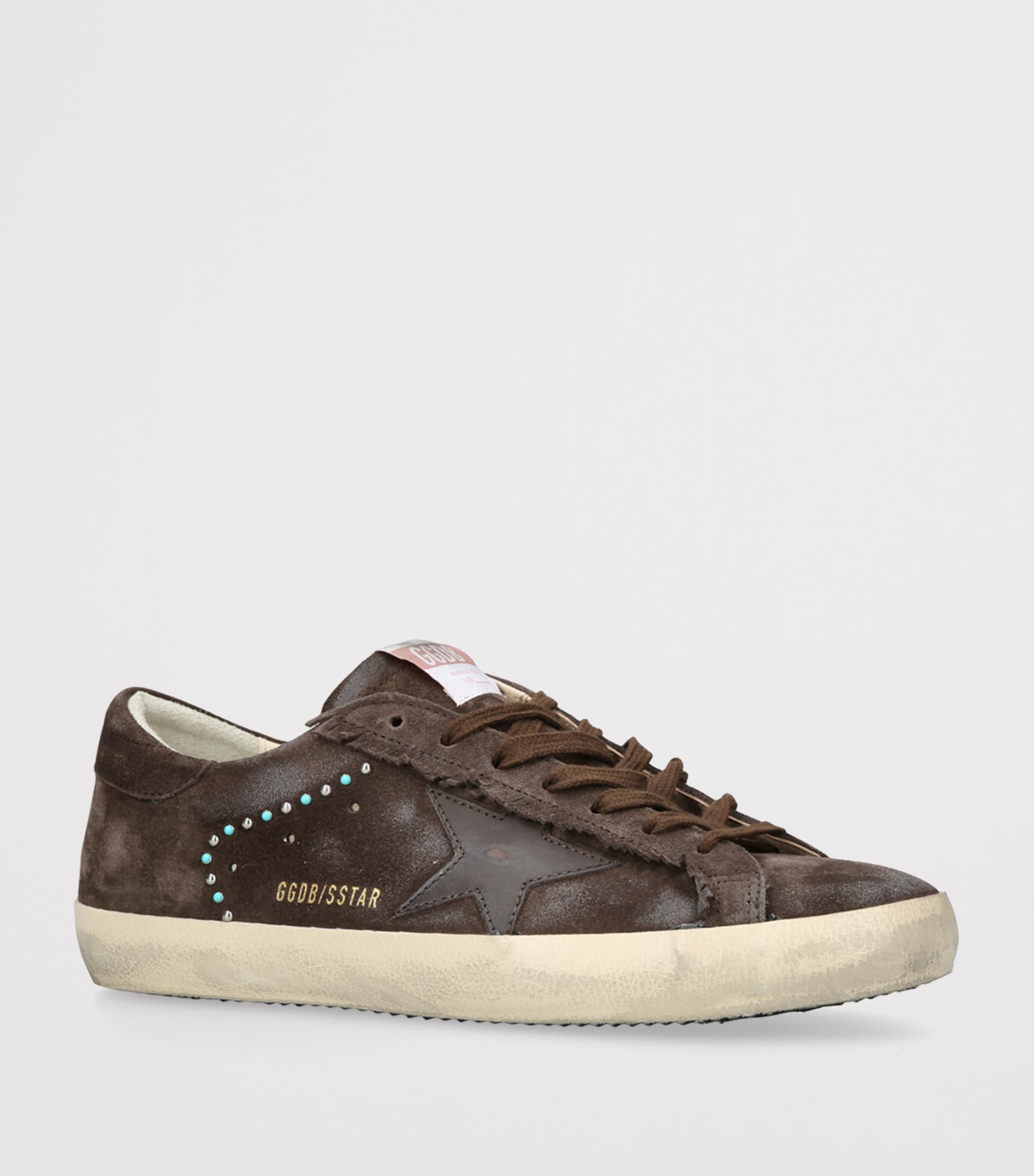 Leather Super-Star Sneakers DARK BROWN Image 3