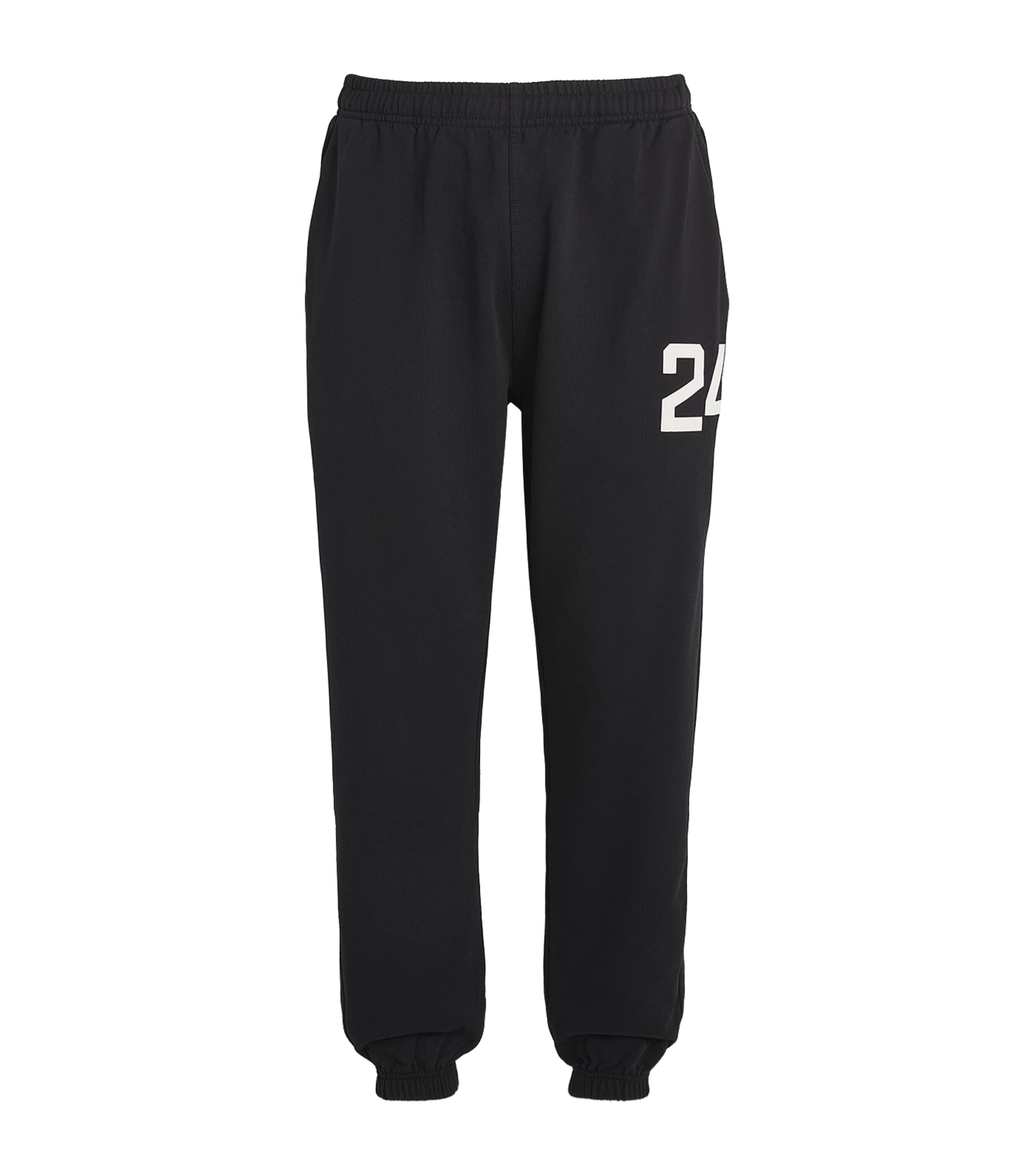 Shop Represent Logo Print Sweatpants In Black