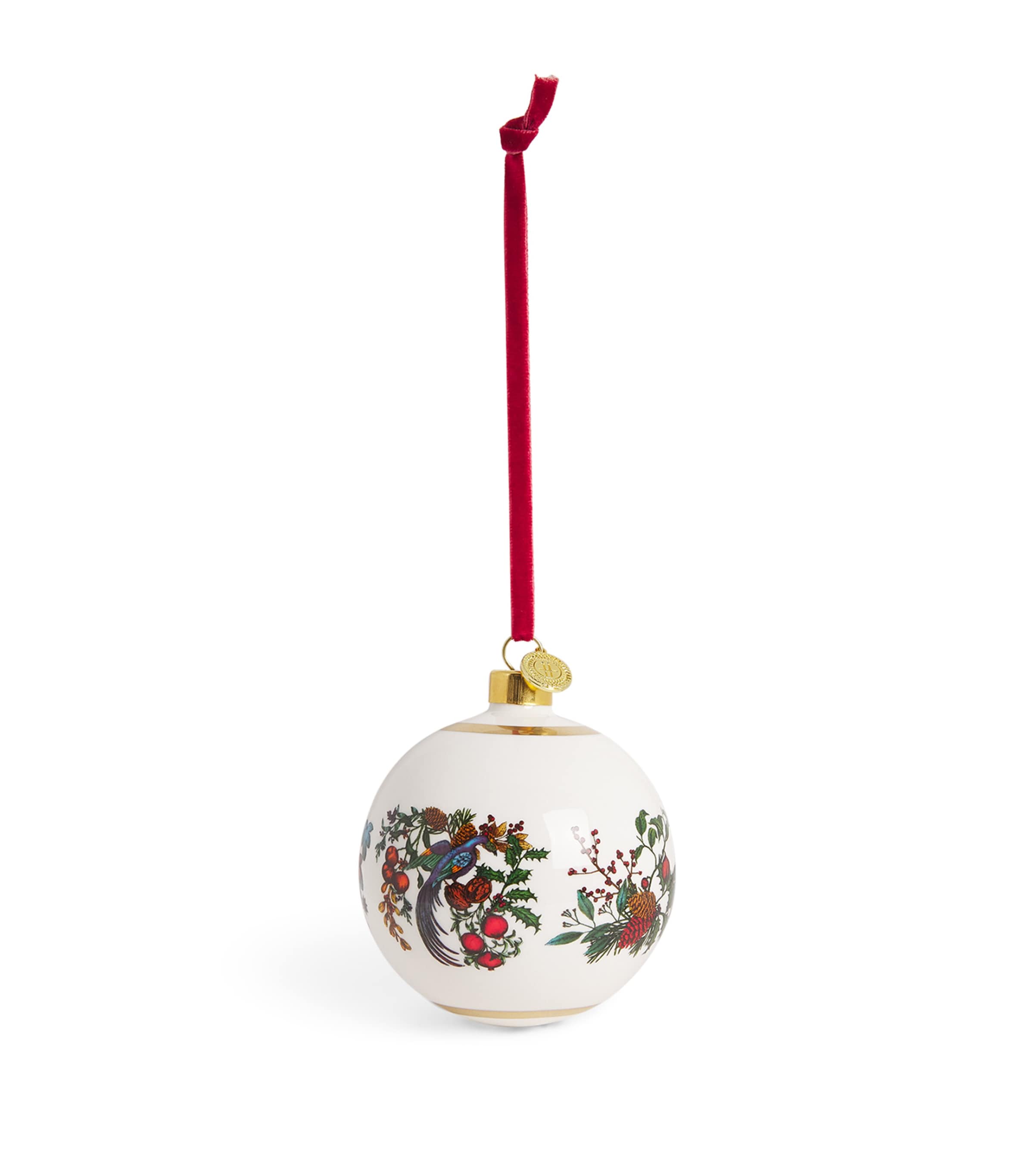 Harrods X Adam Ellis Ceramic Bauble In White