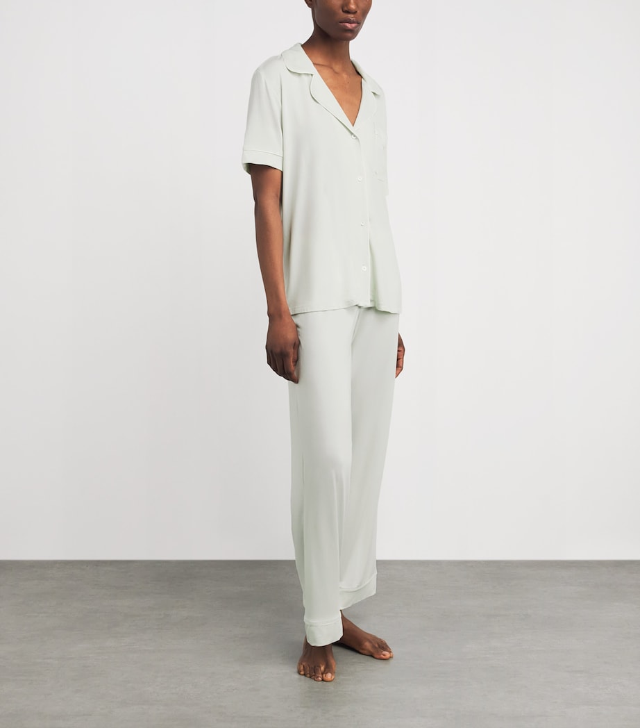 Eberjey Womens Gisele Pyjama Set Sfiv Seafoam/iv Image 2