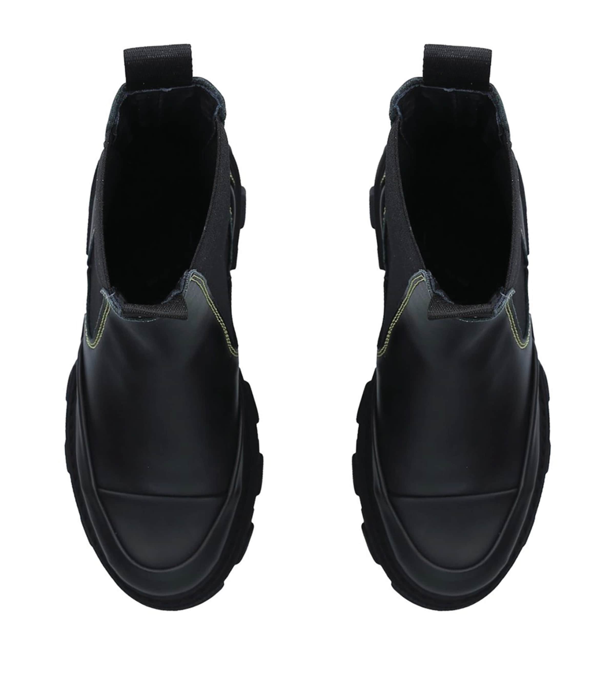 【Ganni】メタリックレザー Chelseaブーツ Mid chelsea boot-ミッドチェルシーブーツ-GANNI（ガンニ）通販