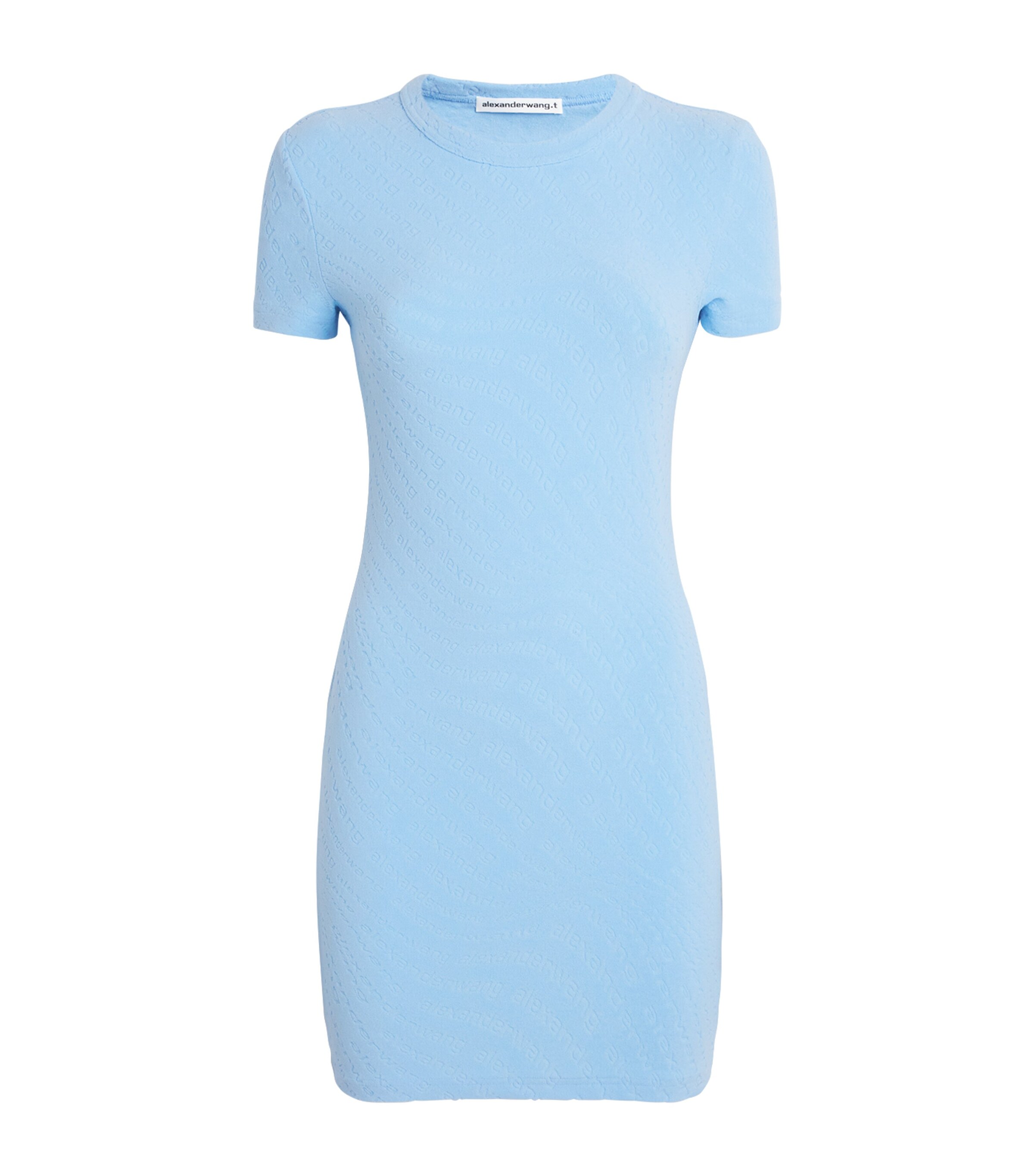 Alexander Wang Logo Jacquard Stretch Mini Dress | Harrods CA