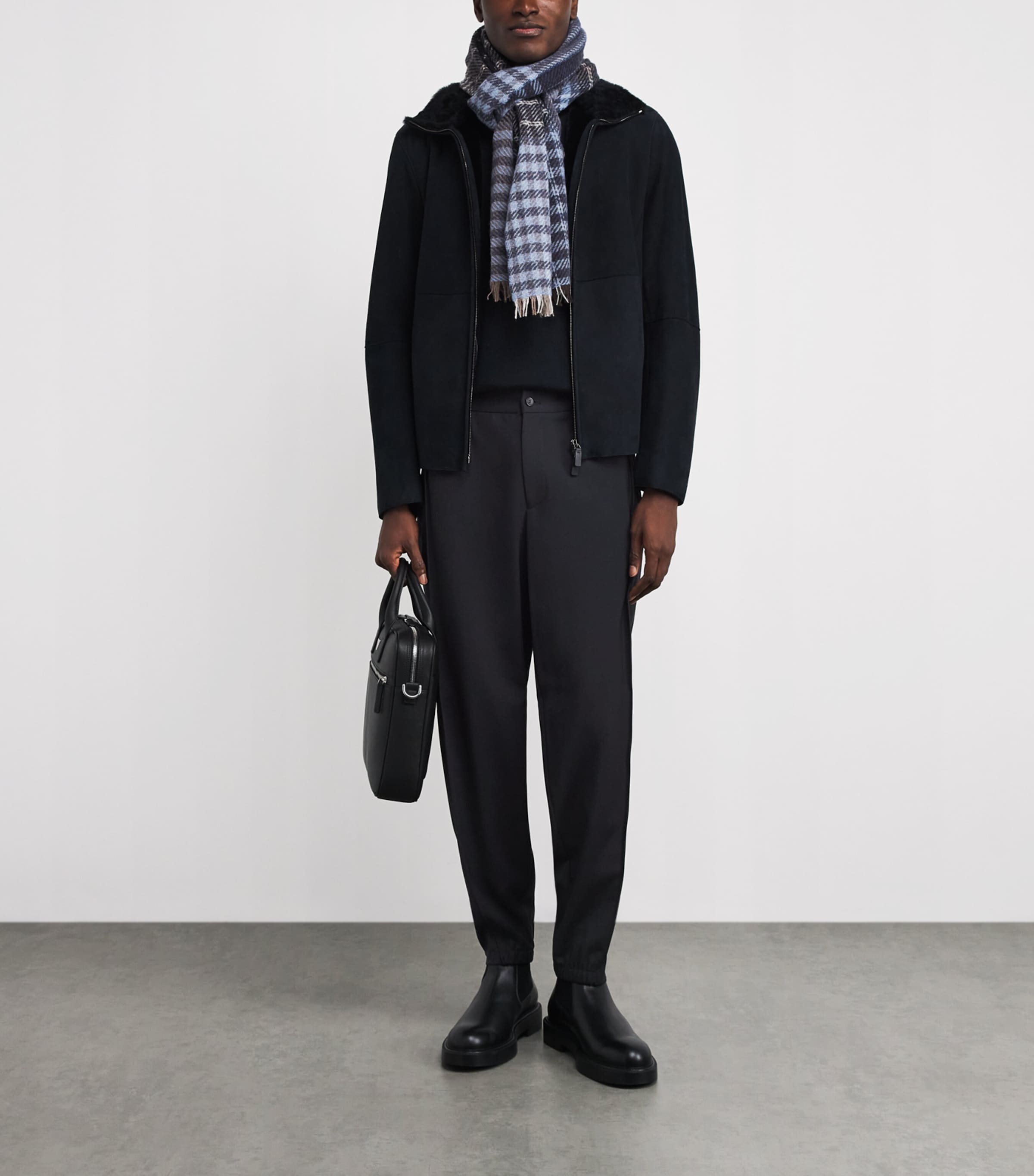 Virgin Wool Cuffed Trousers 922 Image 2