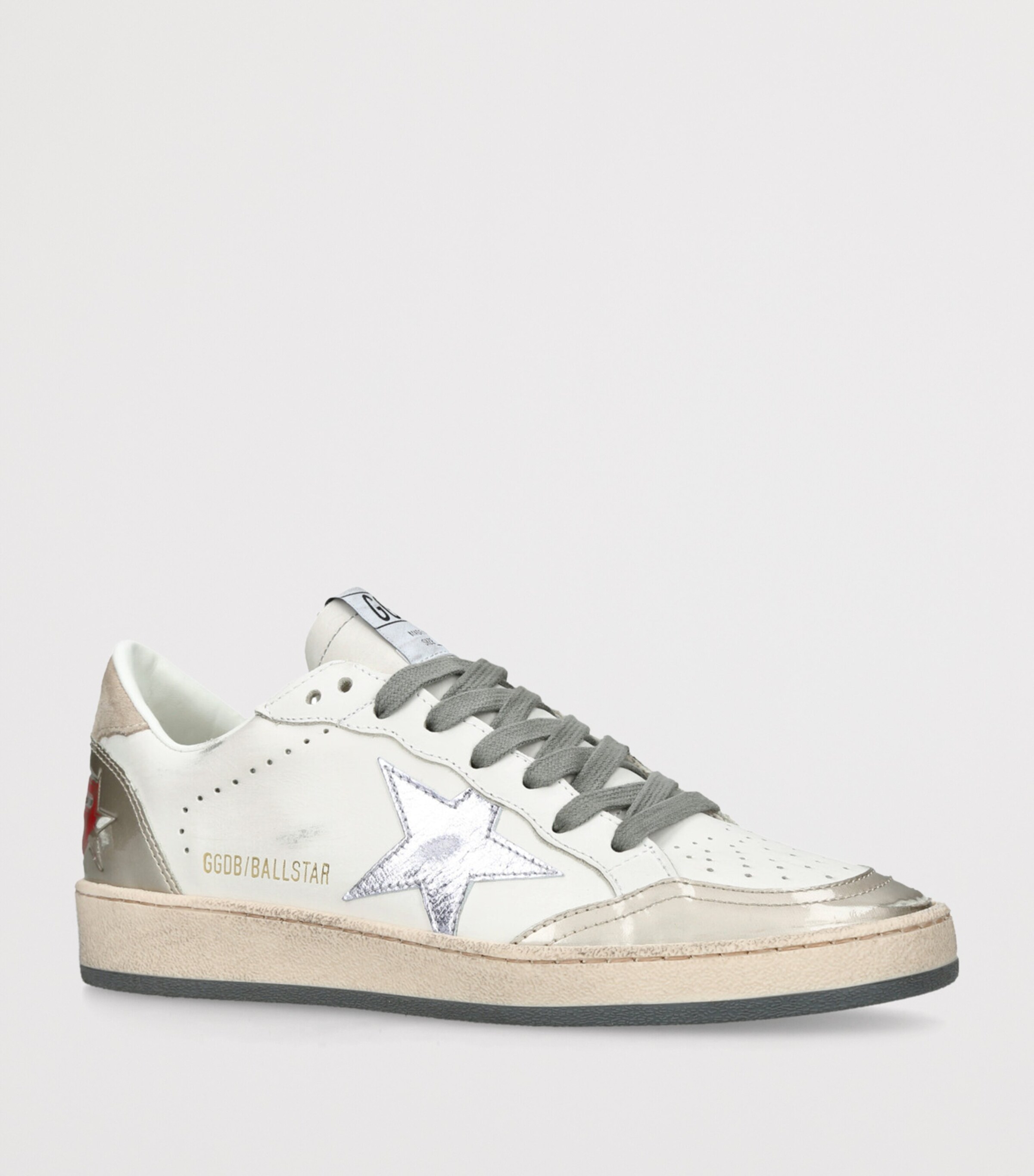 Leather Ball Star Sneakers WHITE Image 3