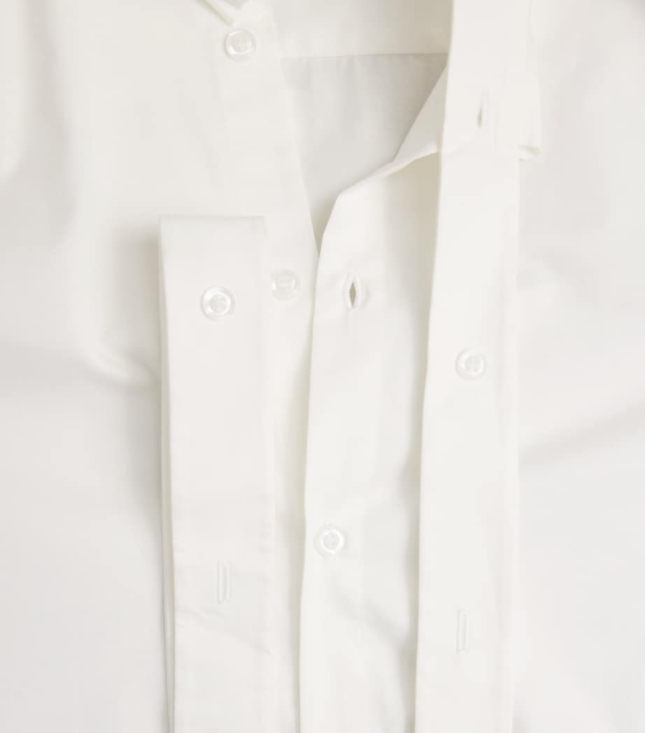 LATE FOR WORK Womens Cotton Double-Placket Shirt Str Prp Bblu Image 6