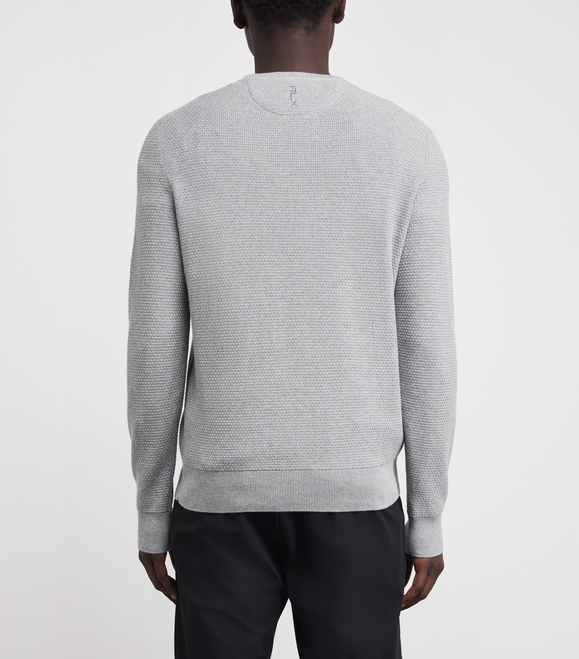 Cotton-Blend Sweater ANDOVER HEATHER Image 4