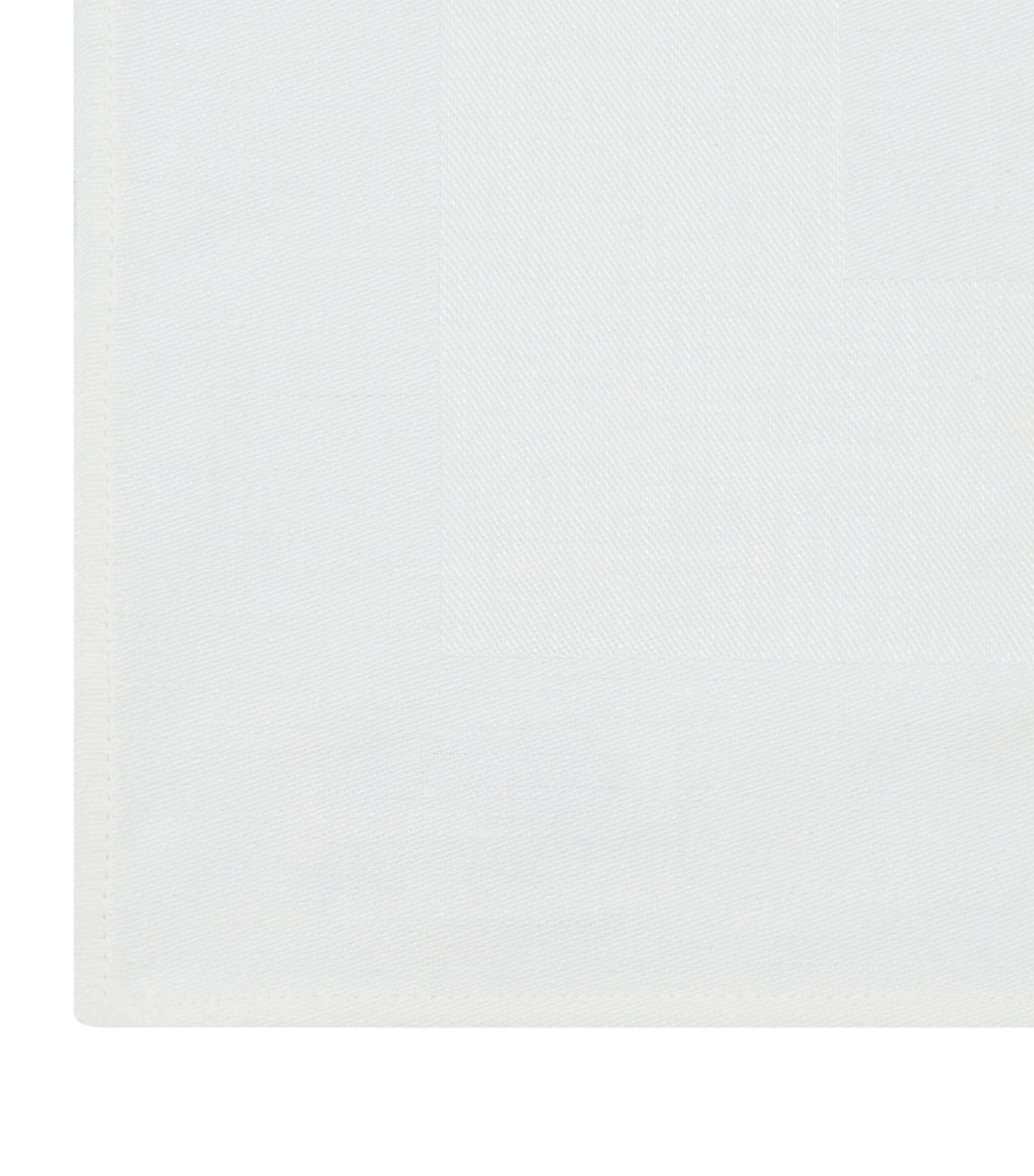 Satin Band Linen Napkin (56cm x 56cm) WHITE Image 2