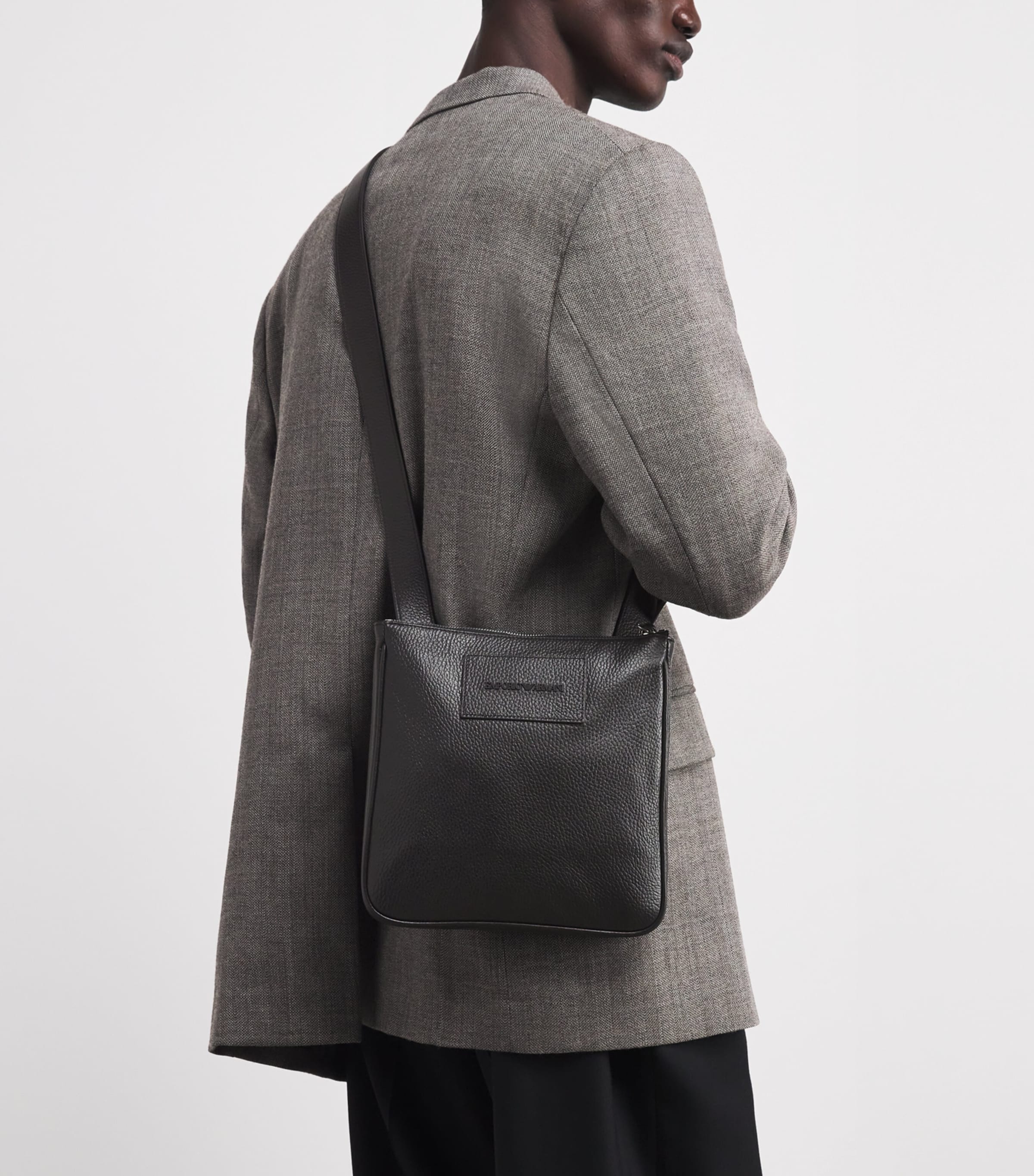 Emporio Armani Leather Cross-Body Bag Image 2
