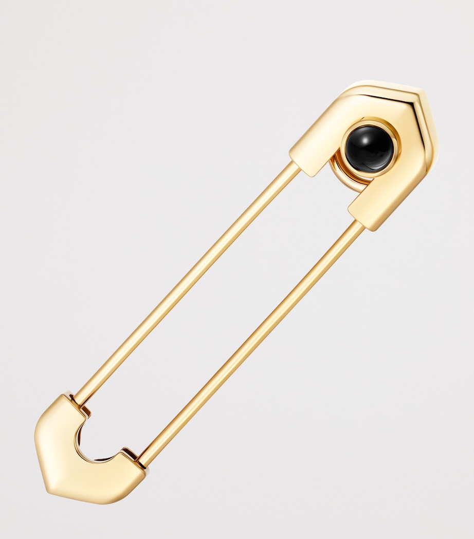 Cartier Yellow Gold and Onyx C de Cartier Tie Pin Yellow Gold Image 2