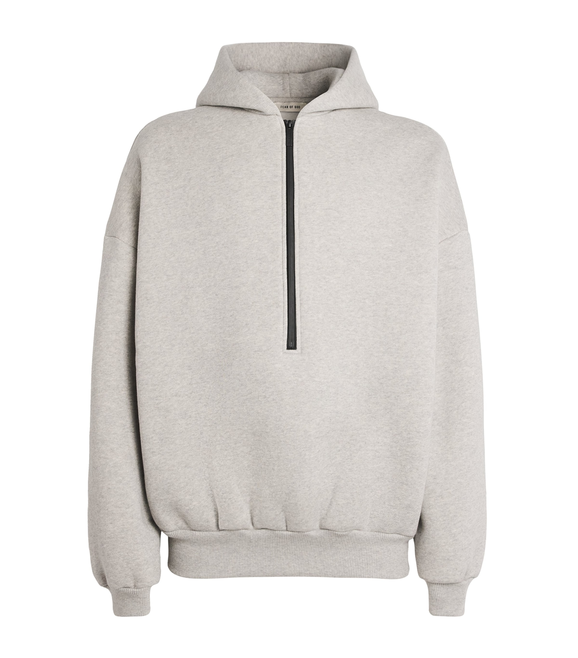 Fear Of God Half-zip Athletic Hoodie In Gray