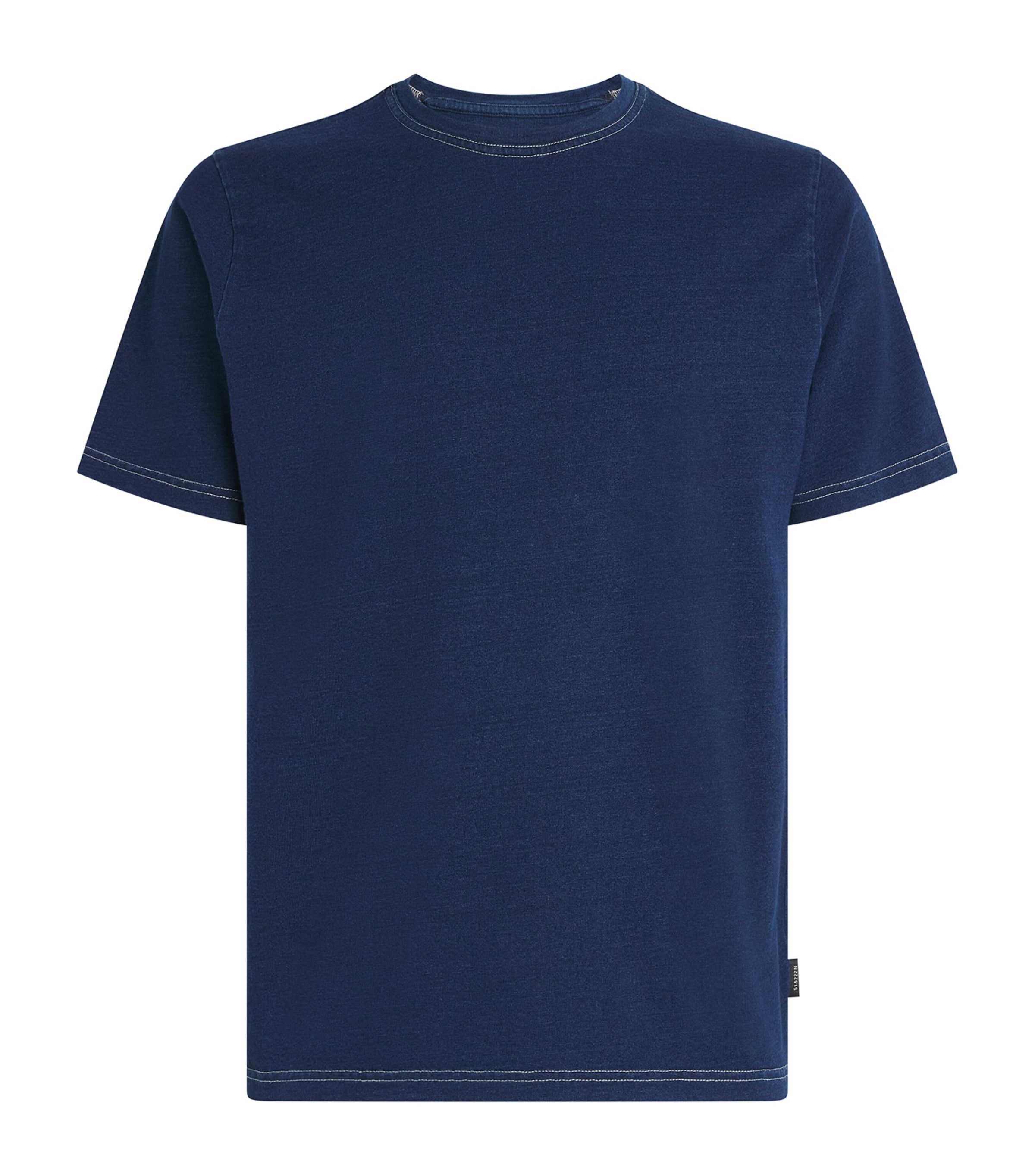 Oliver Spencer Cotton Conduit Indigo T-shirt In Blue