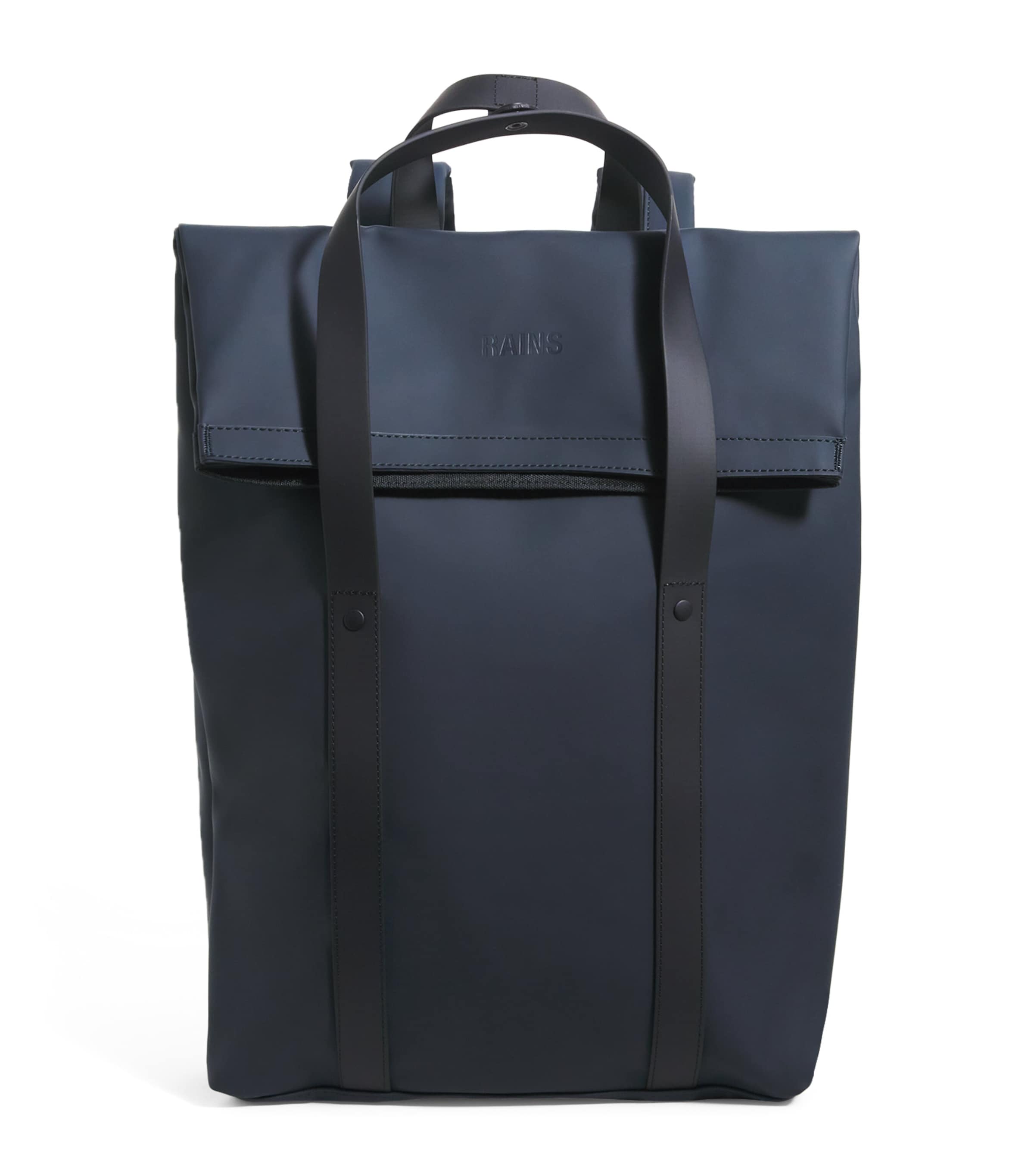 Rains Waterproof 2-way Tote Backpack In Blue