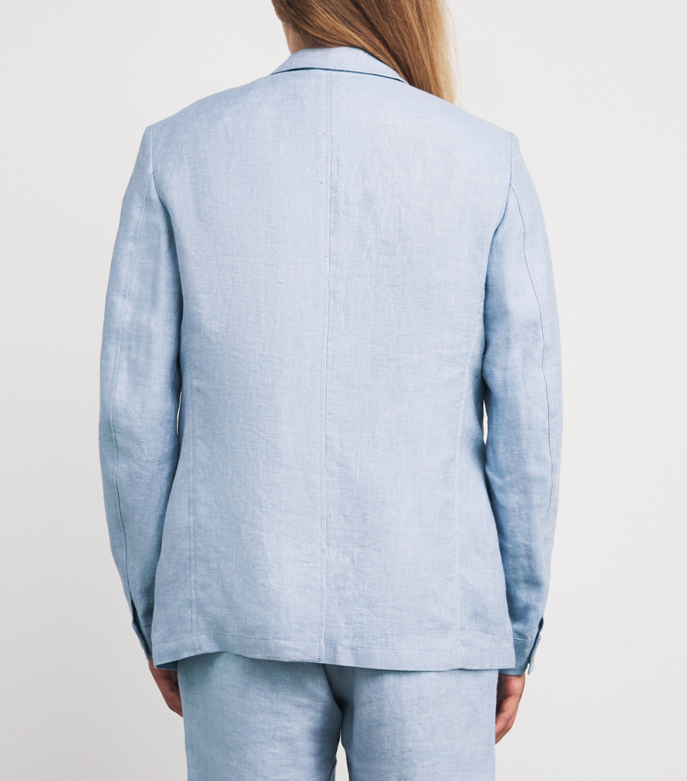 Linen Blazer BLUE Image 4