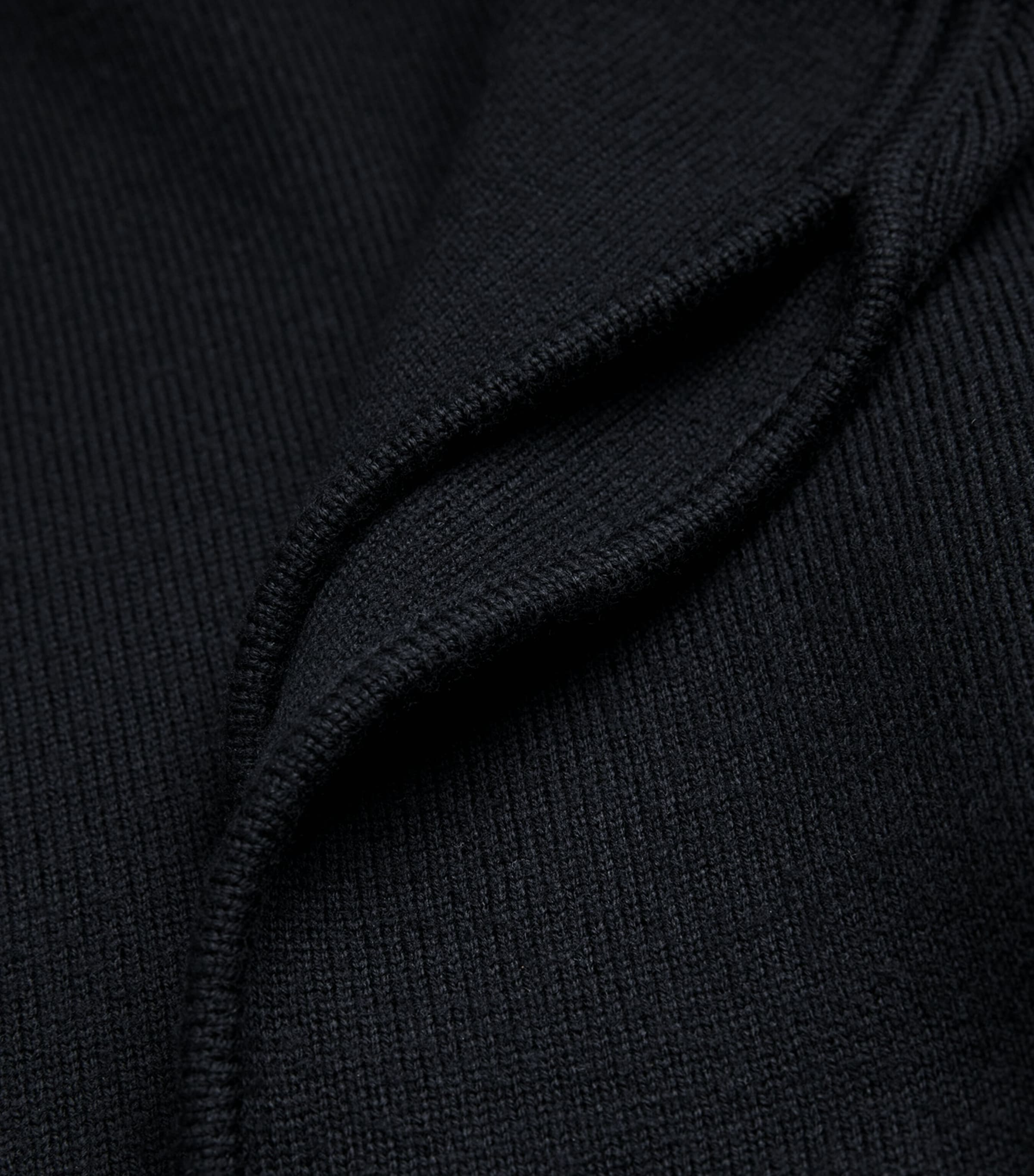 Wool-Blend Rollneck Sweater 001 BLACK Image 5