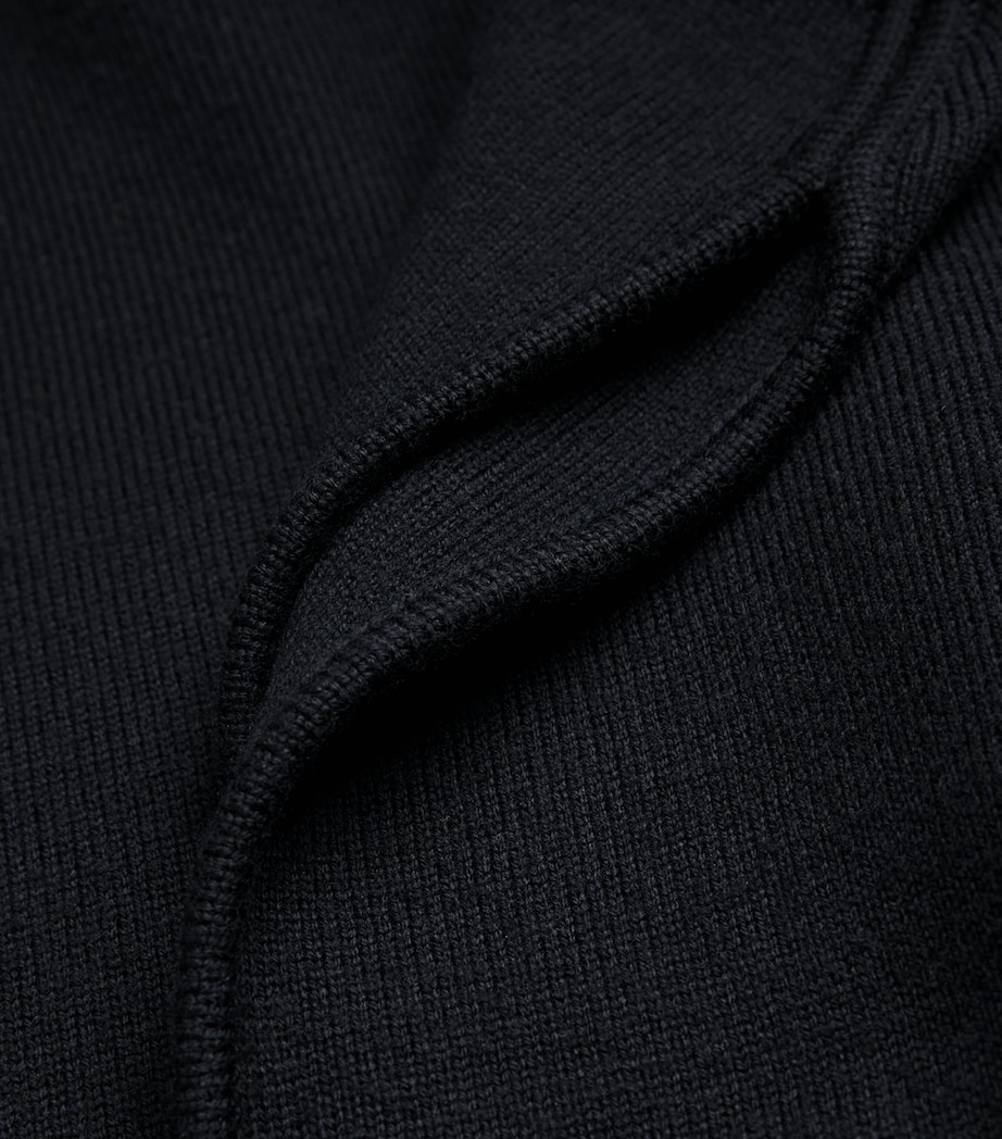 Wool-Blend Rollneck Sweater 001 BLACK Image 5