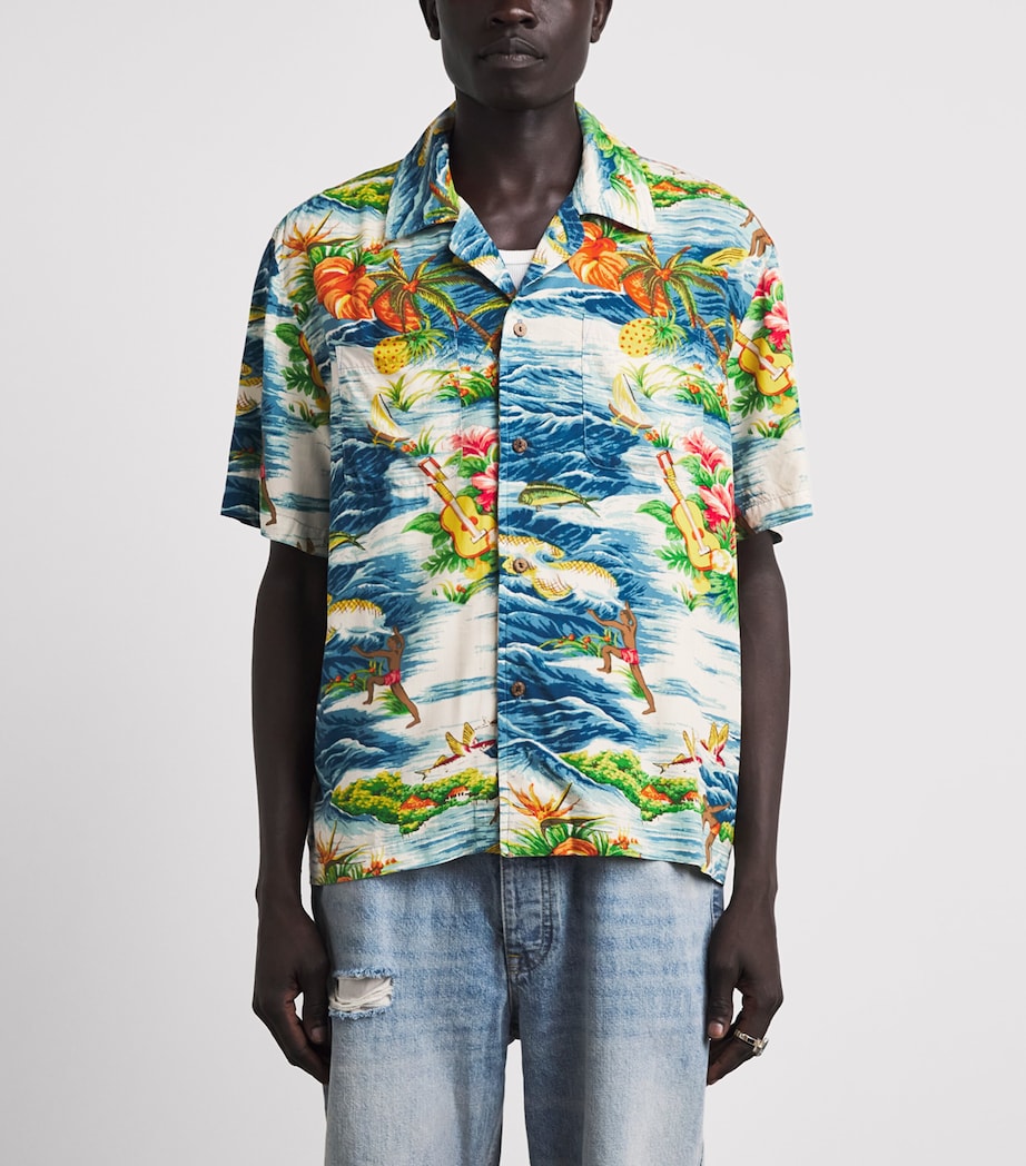 Cherry Los Angeles Mens Hawaiian Vacation Shirt Image 4