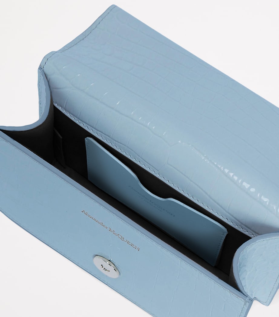 Mini Leather Jewelled Satchel 4900 Image 4