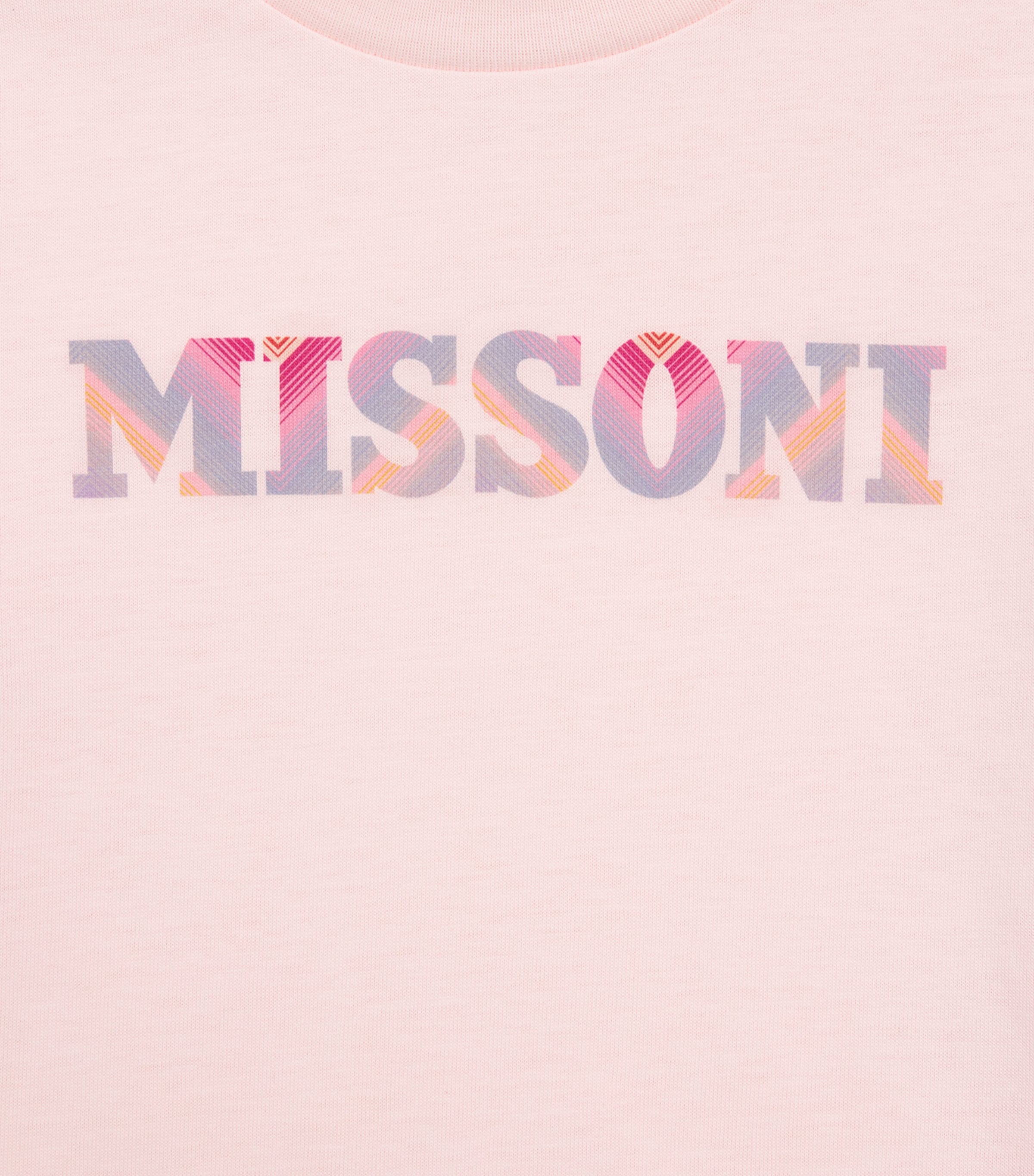 Missoni Kids Cotton Logo T-Shirt (4-14 Years) Pink Image 3