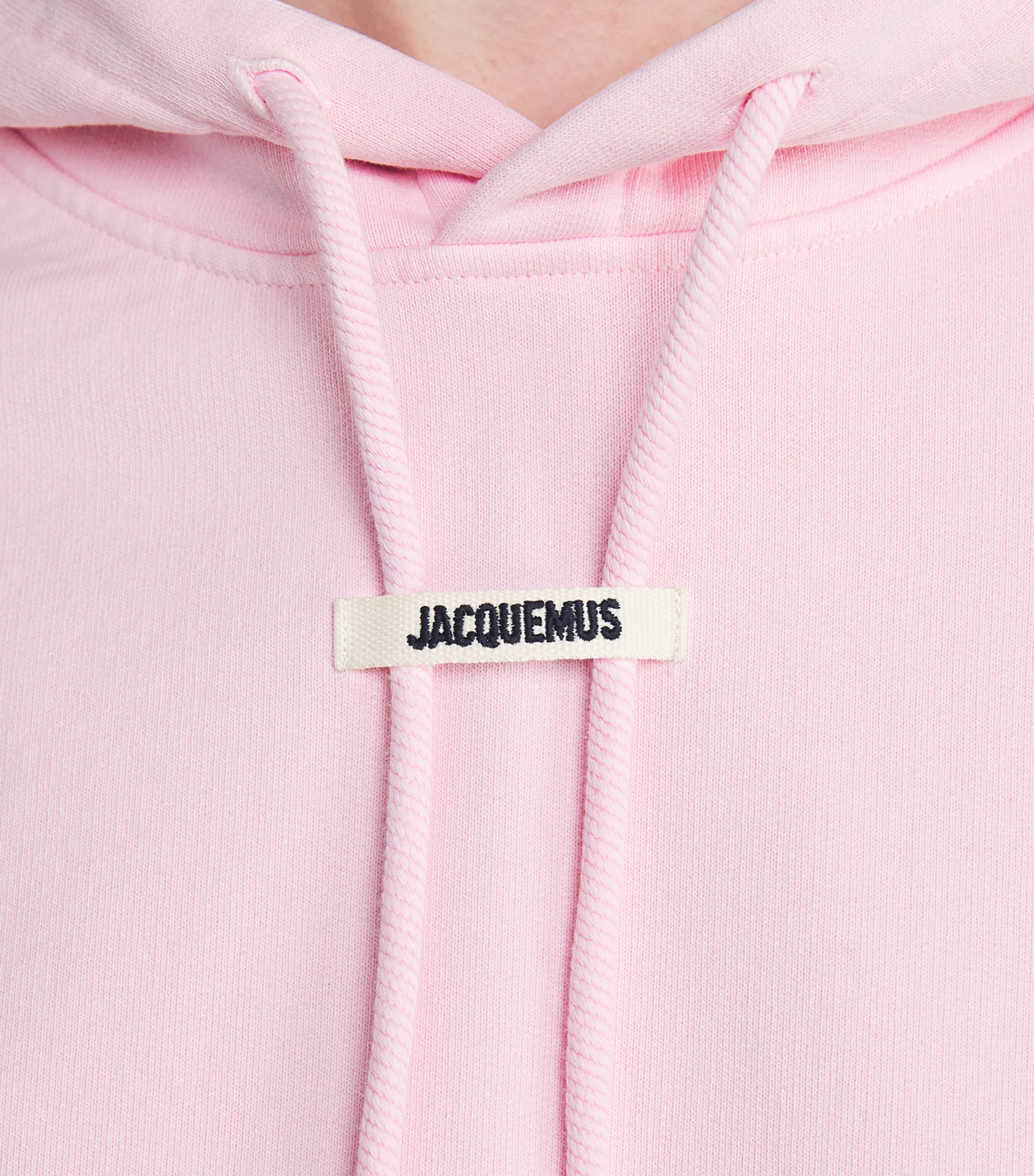 Cotton Grosgrain Logo Hoodie 431 PINK 2 Image 6