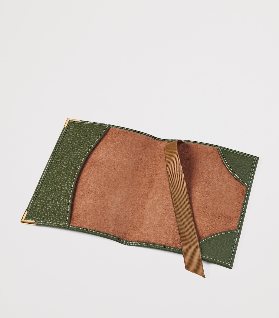 Leather Passport Cover RACING GREEN Image 3