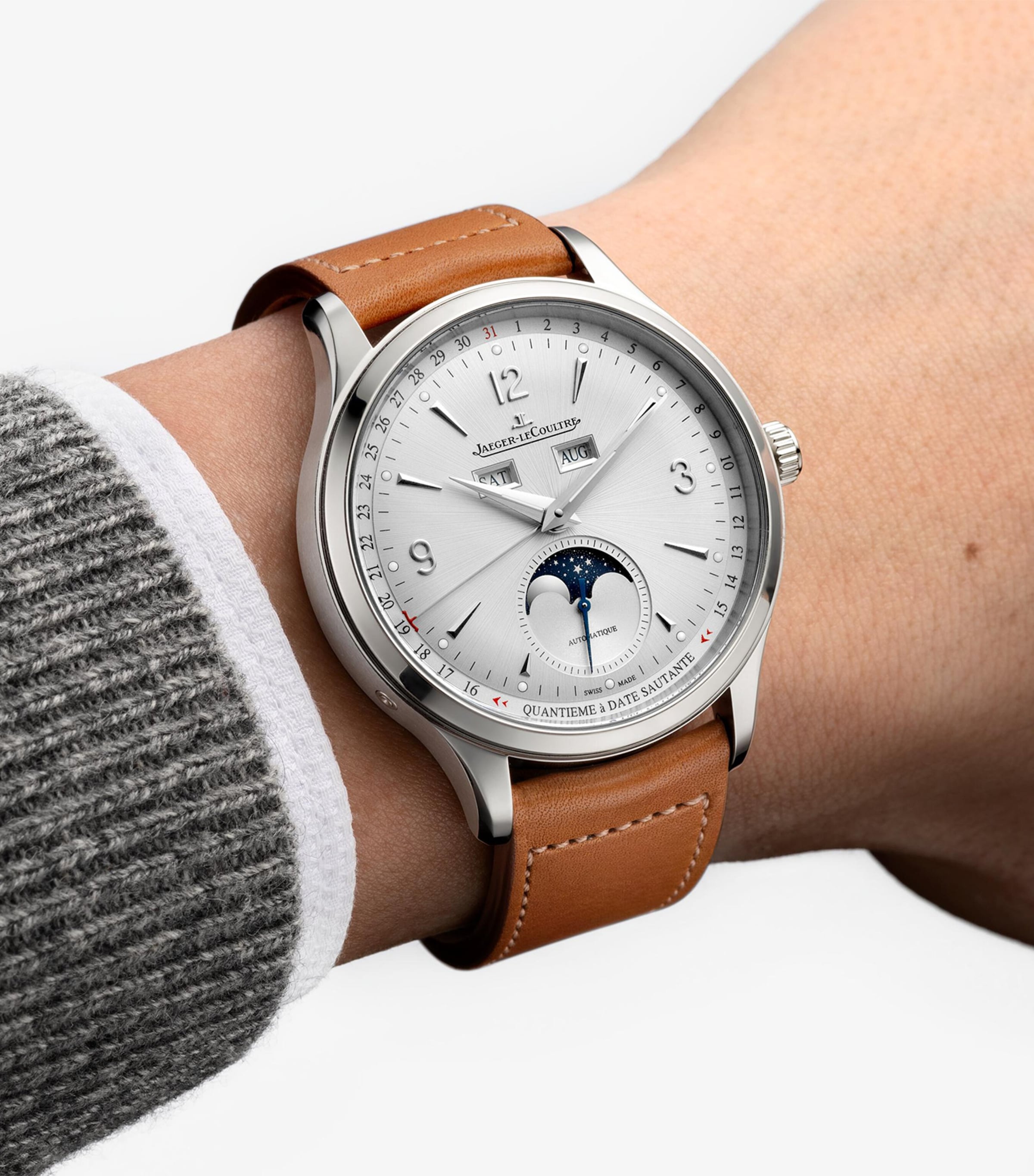 Stainless Steel Master Control Calendar Watch 40mm STAINLESS STEEL Image 2