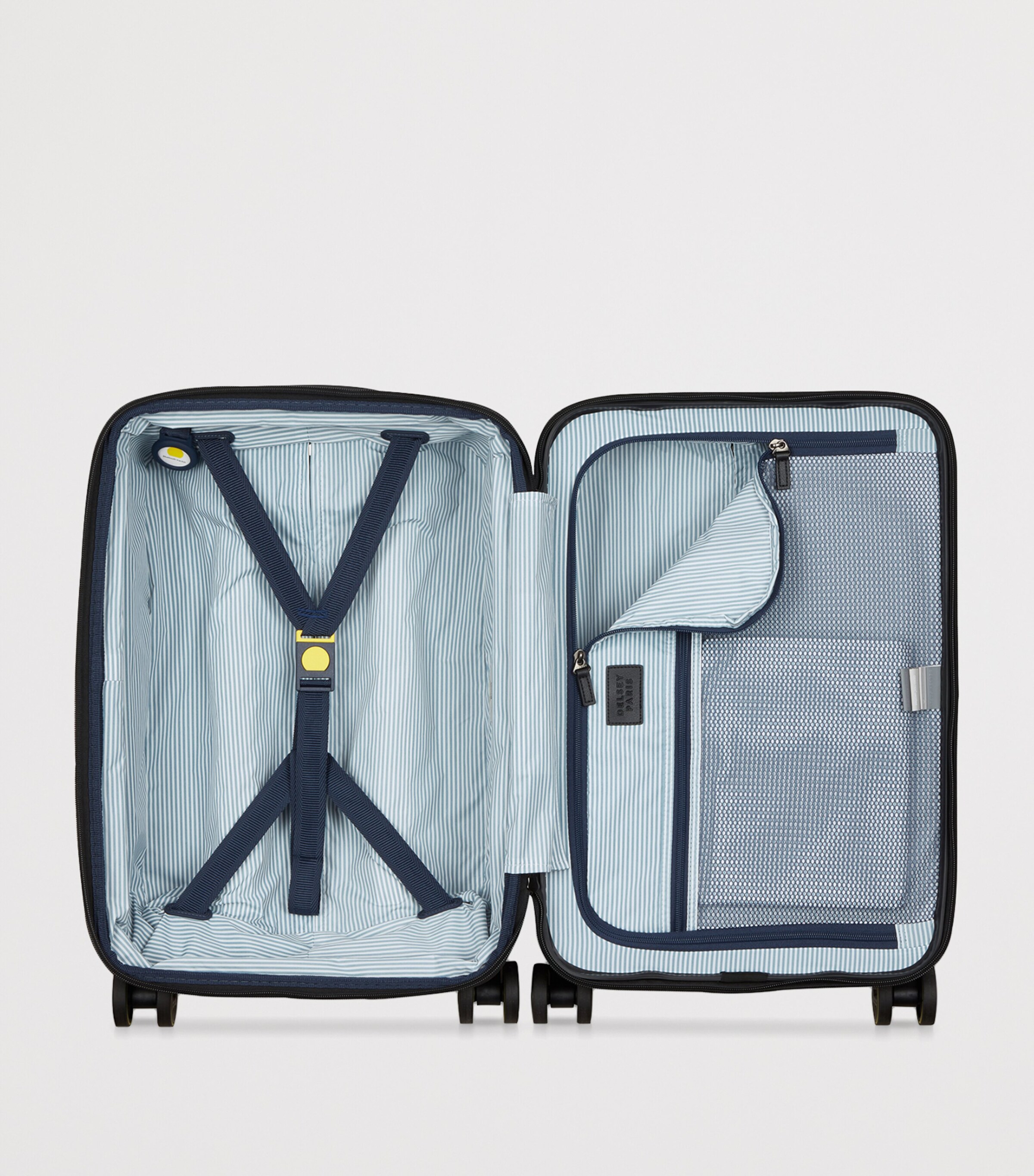 Delsey Cadence Expandable Hard Cabin Suitcase (55cm) Deep Black Image 2
