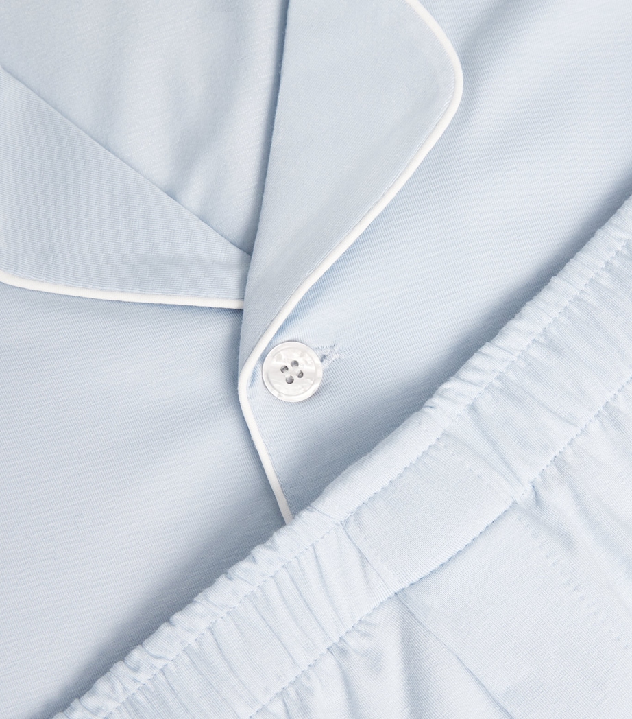 Modal Short Basel Pyjama Set BLU Image 6