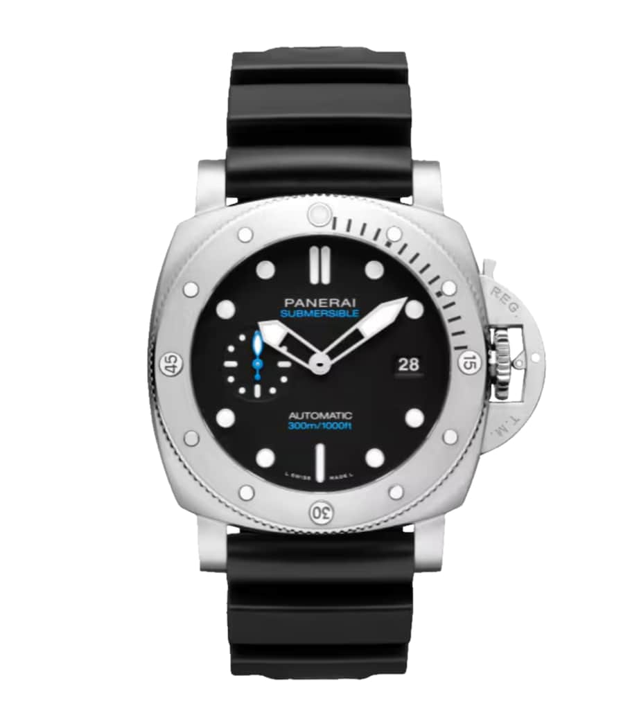 Stainless Steel Submersible QuarantaQuattro Watch 44mm BLACK Image 1