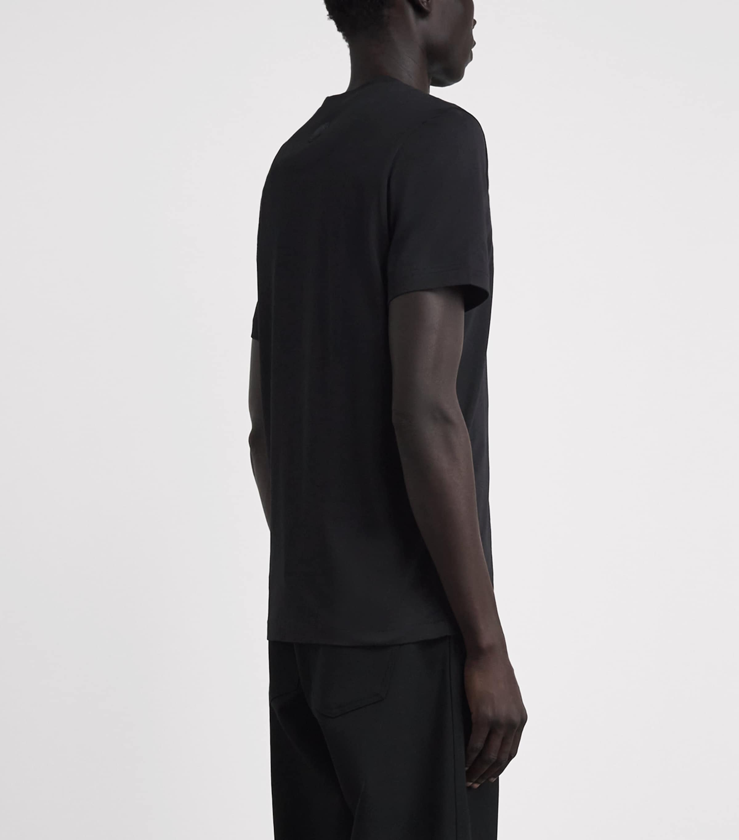 Moncler Mens Cotton Logo T-Shirt Image 5