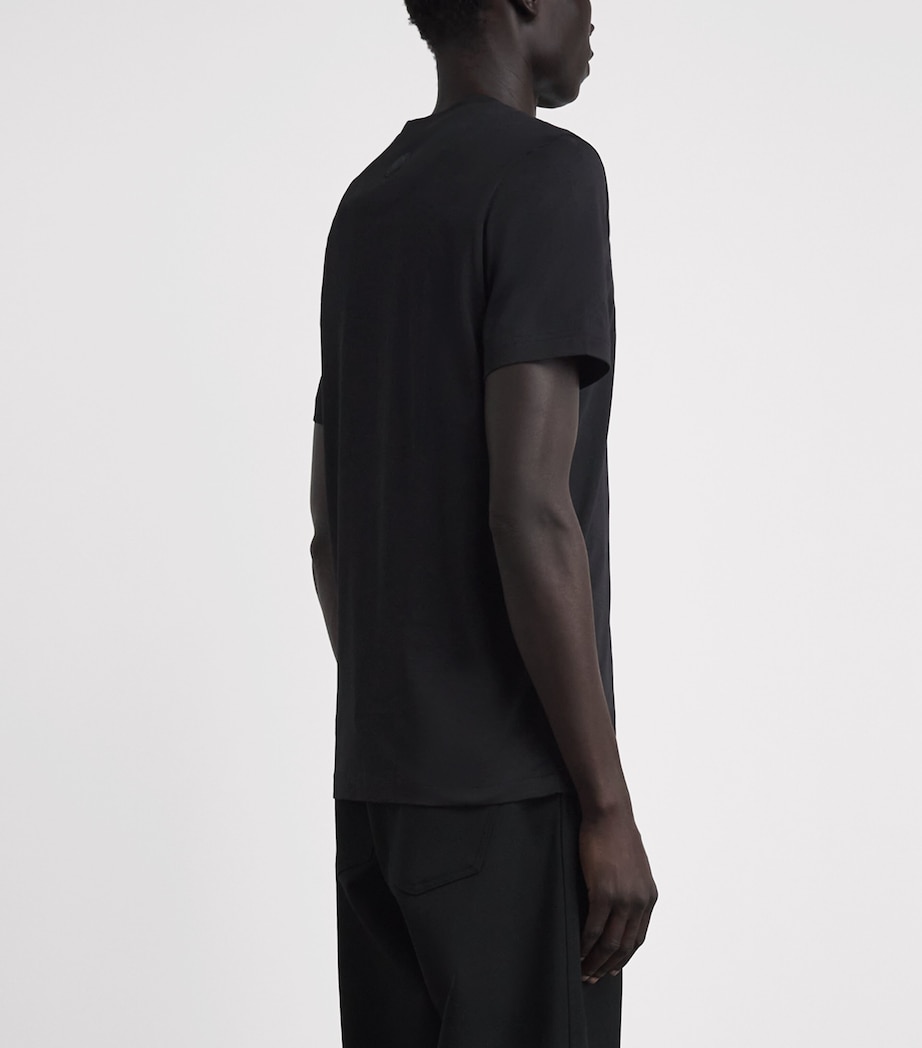 Moncler Mens Cotton Logo T-Shirt Image 5