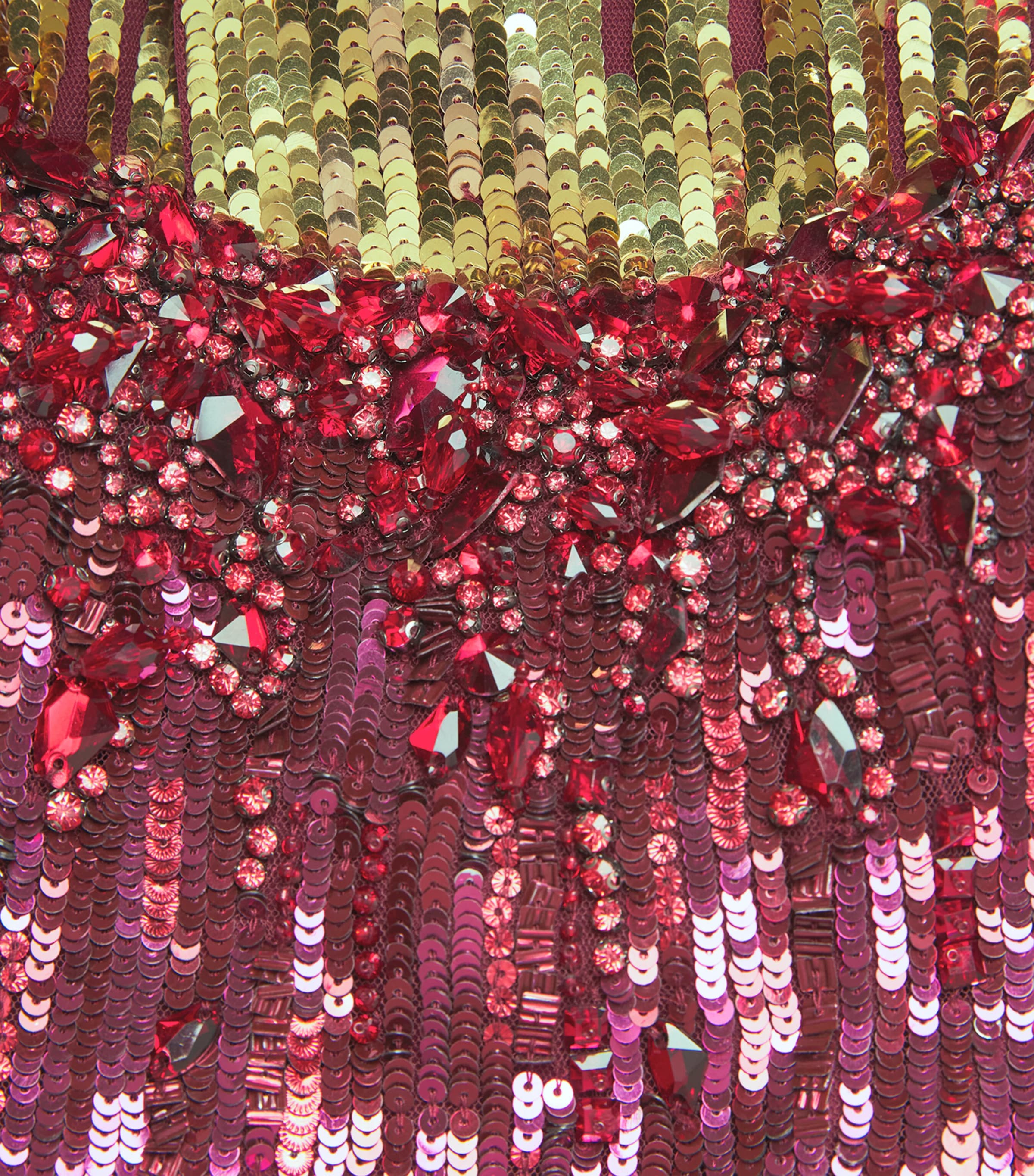 Embellished Ombré Rosalie Gown OMBRE CARDINAL Image 5