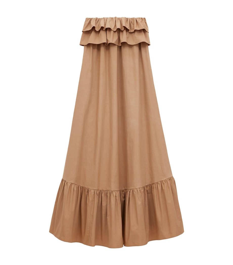 Cotton Strapless Maxi Dress 2560 Image 1