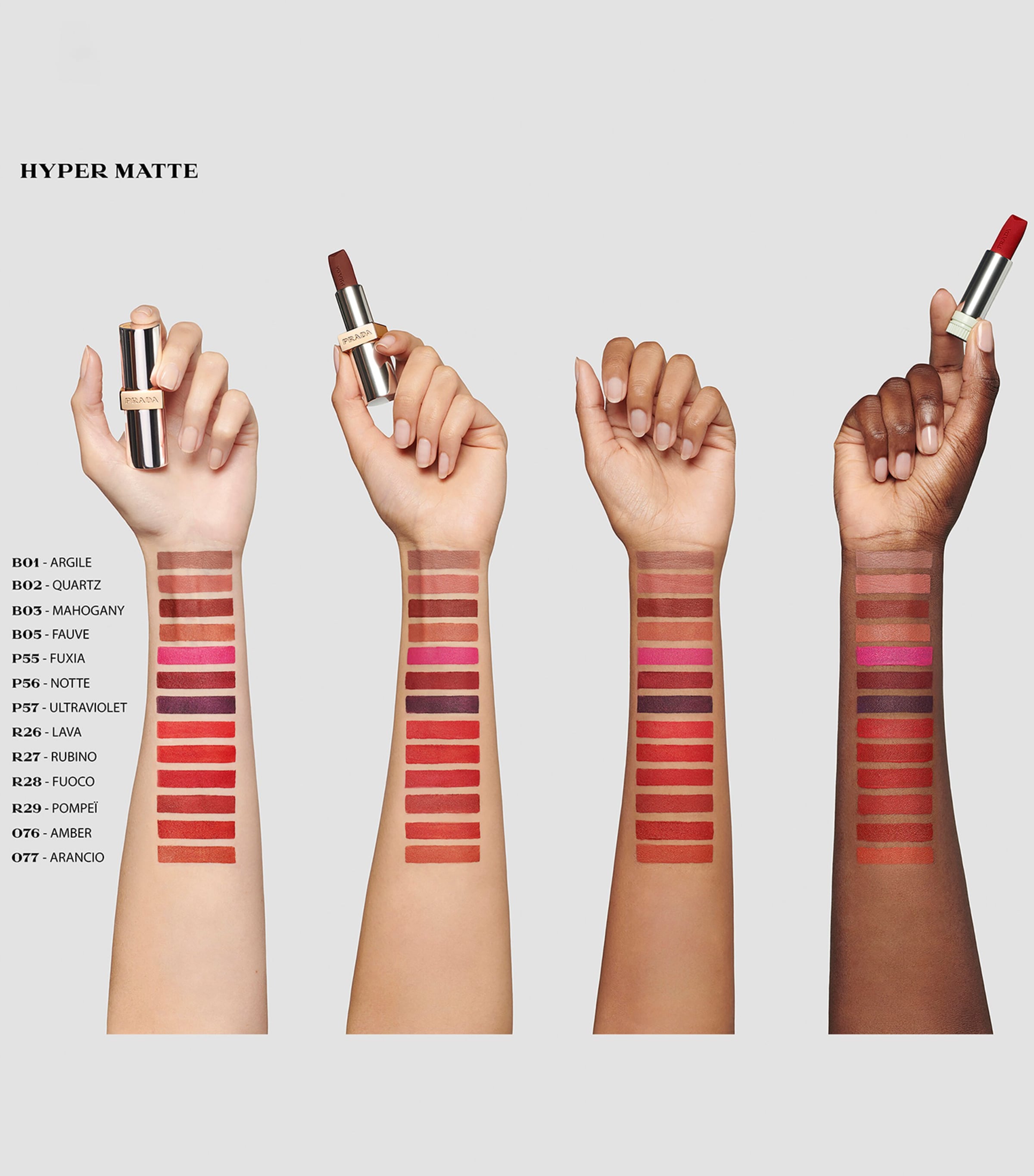 Prada Monochrome Hyper Matte Lipstick B05 Image 3