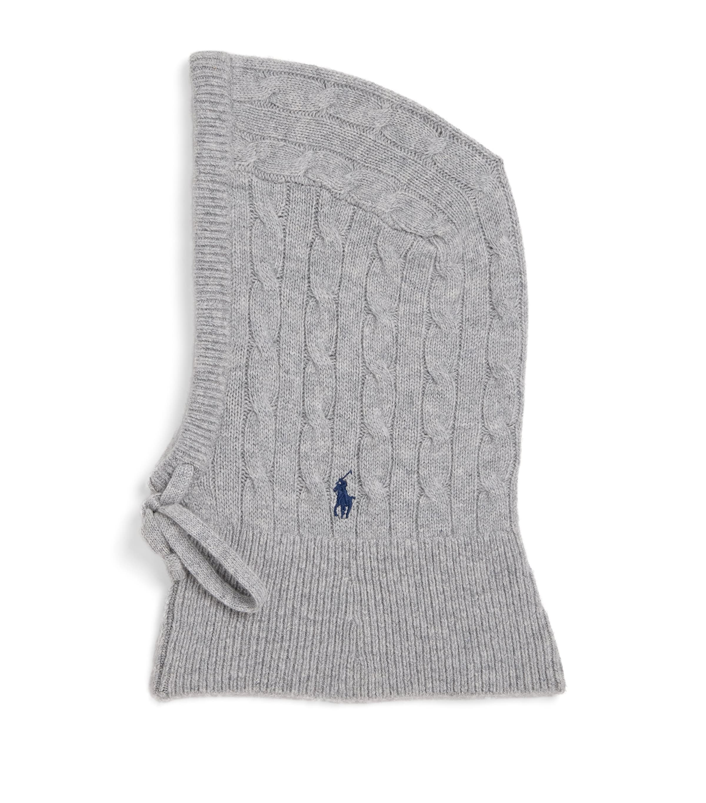 Polo Ralph Lauren Wool-cashmere Polo Pony Snood In Gray