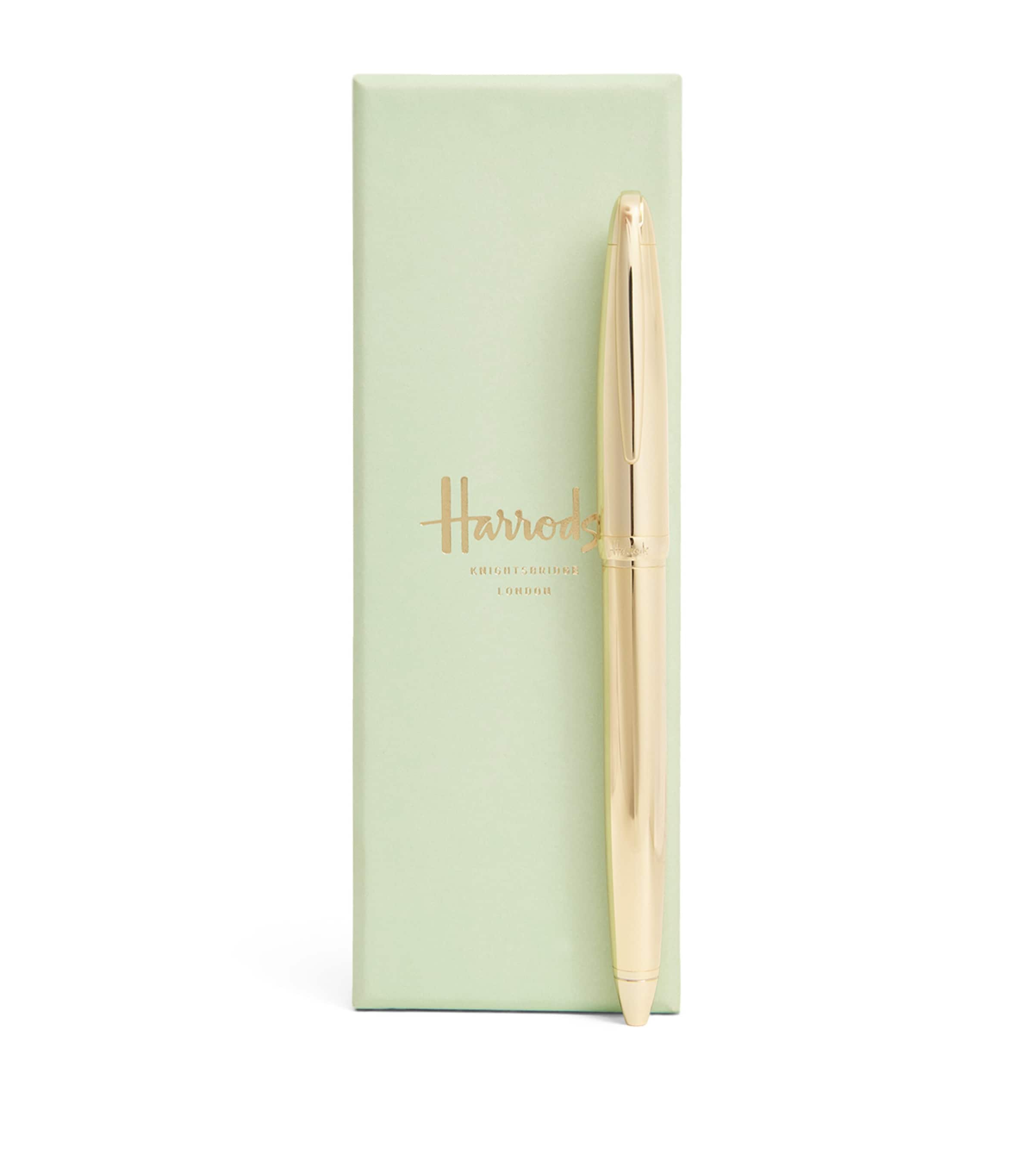 Harrods Ballpoint Pen Gold Image 1