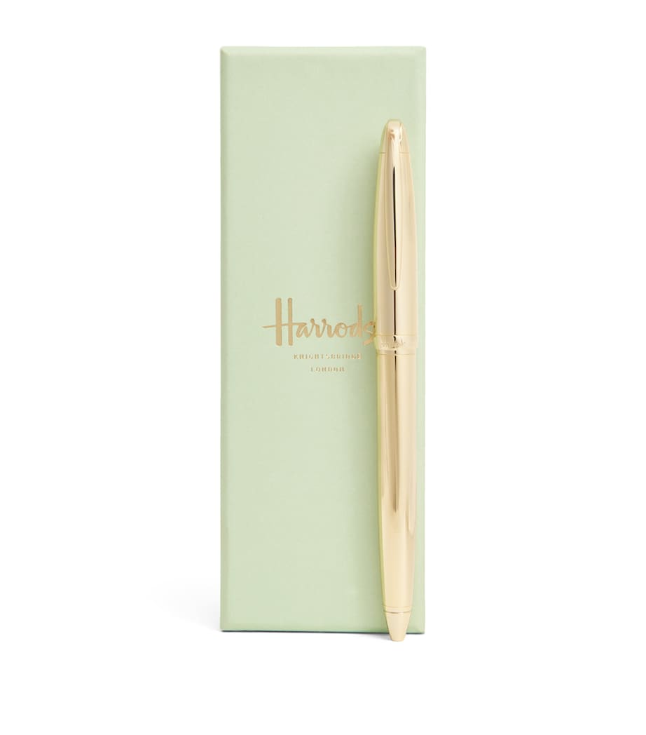 Harrods Ballpoint Pen Gold Image 1