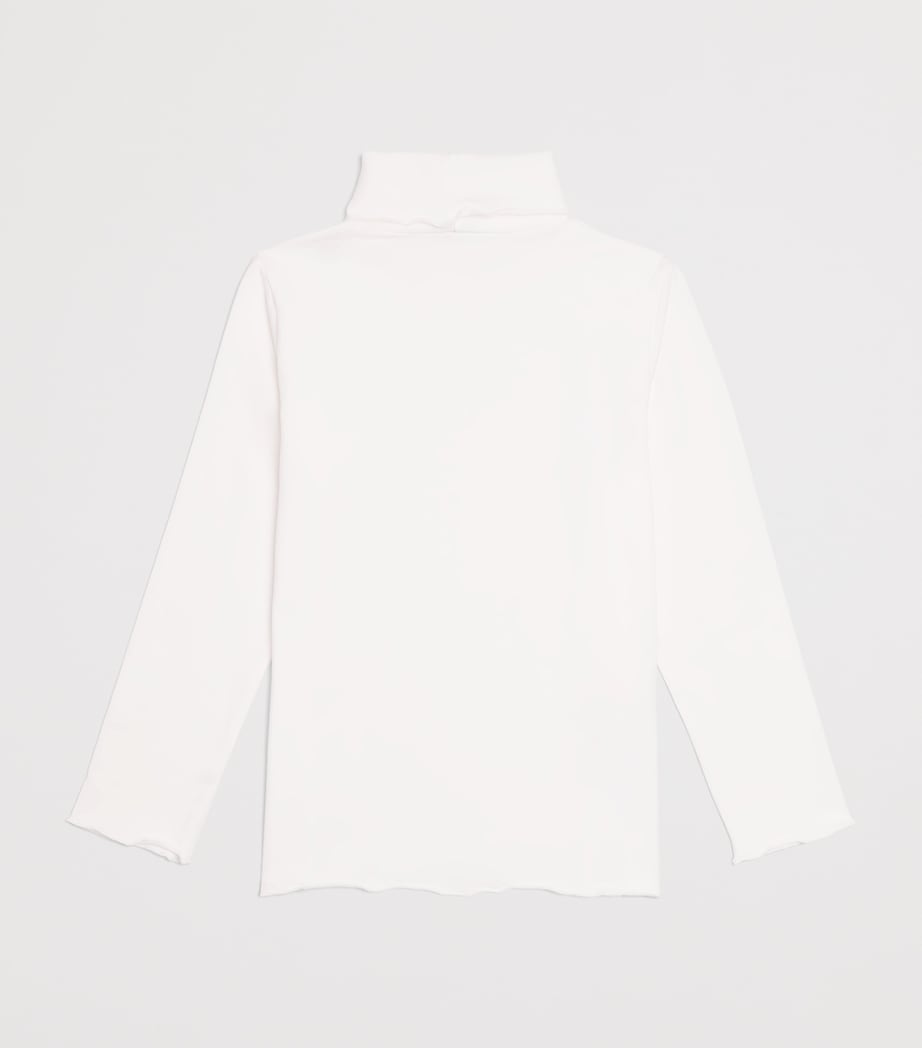 Cotton Ruffled-Collar Shirt (2-14 Years) 100MILK Image 2