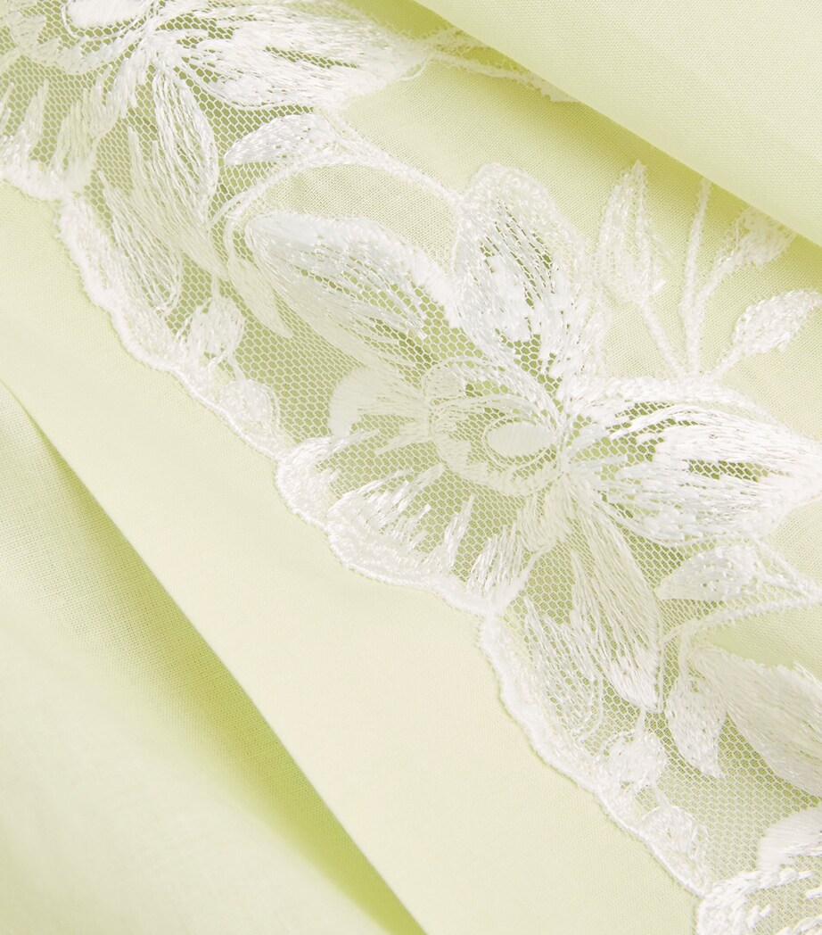 Bocan Womens Cotton Maia Robe Light Green Image 5