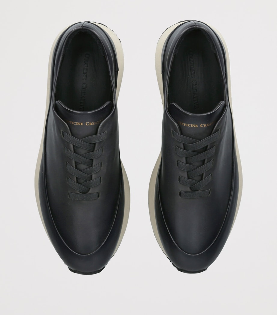 Officine Creative Leather Form Sneakers Grey/dark Image 4