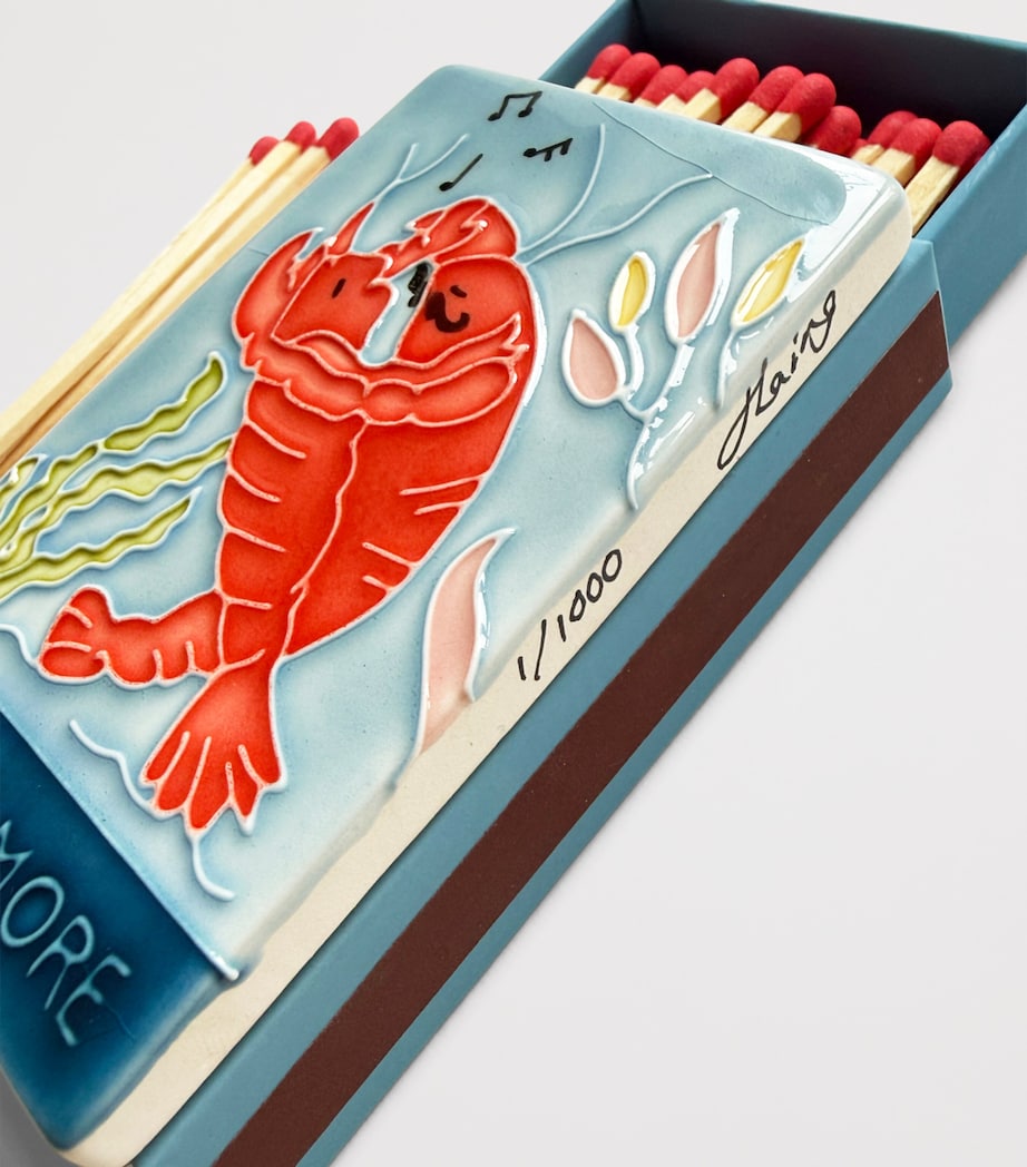 Jo Laing Ceramic Let’s Be Lobsters Matchbox Image 3