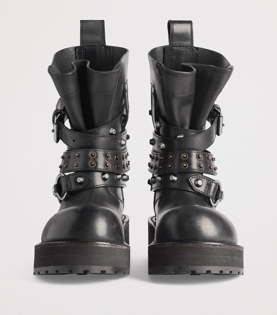 Balenciaga Calfskin Venom Biker Boots 20 Image 3