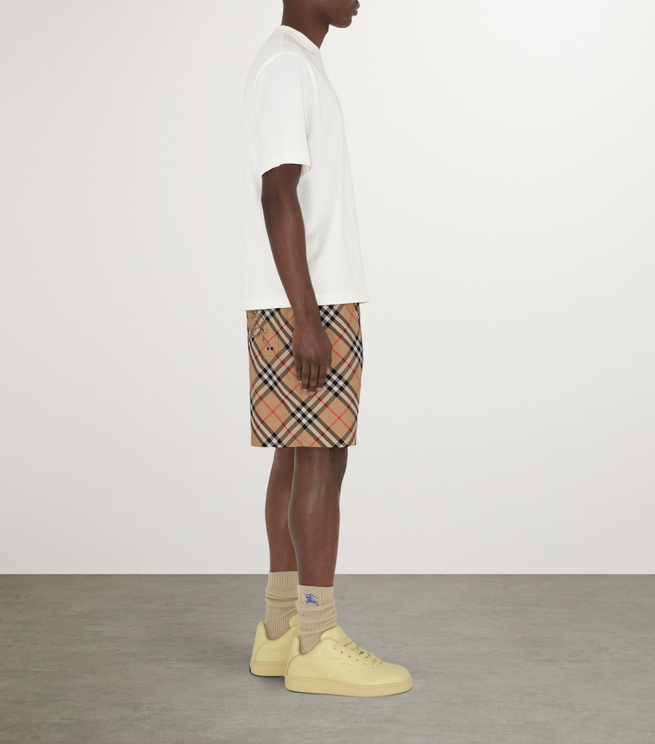 Relaxed Check Shorts SAND IP CHECK Image 3