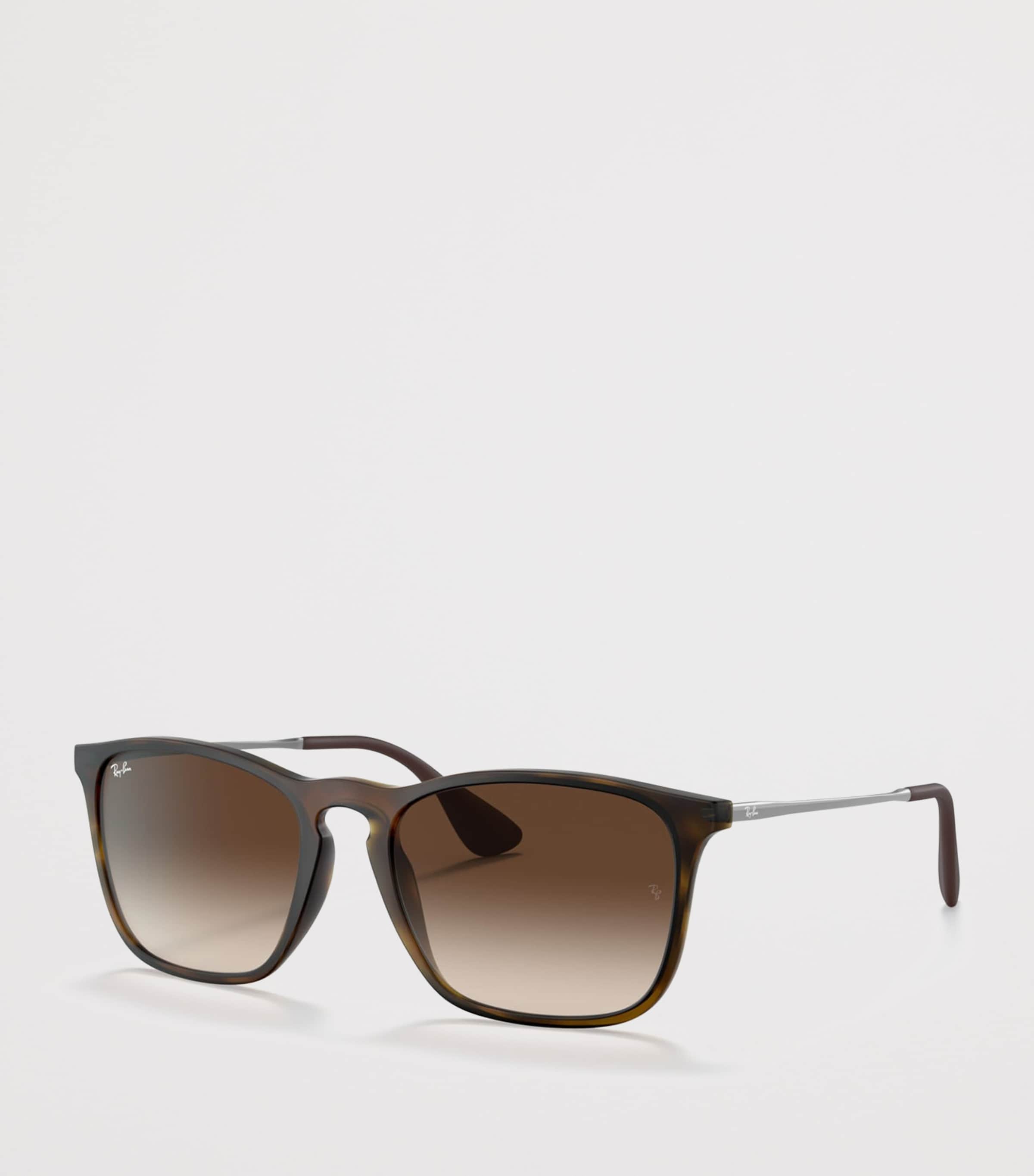 Ray-Ban Chris Square Sunglasses Brown Image 2