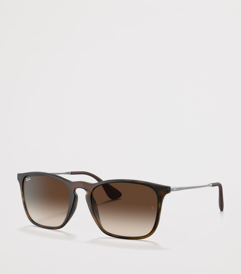 Ray-Ban Chris Square Sunglasses Brown Image 2
