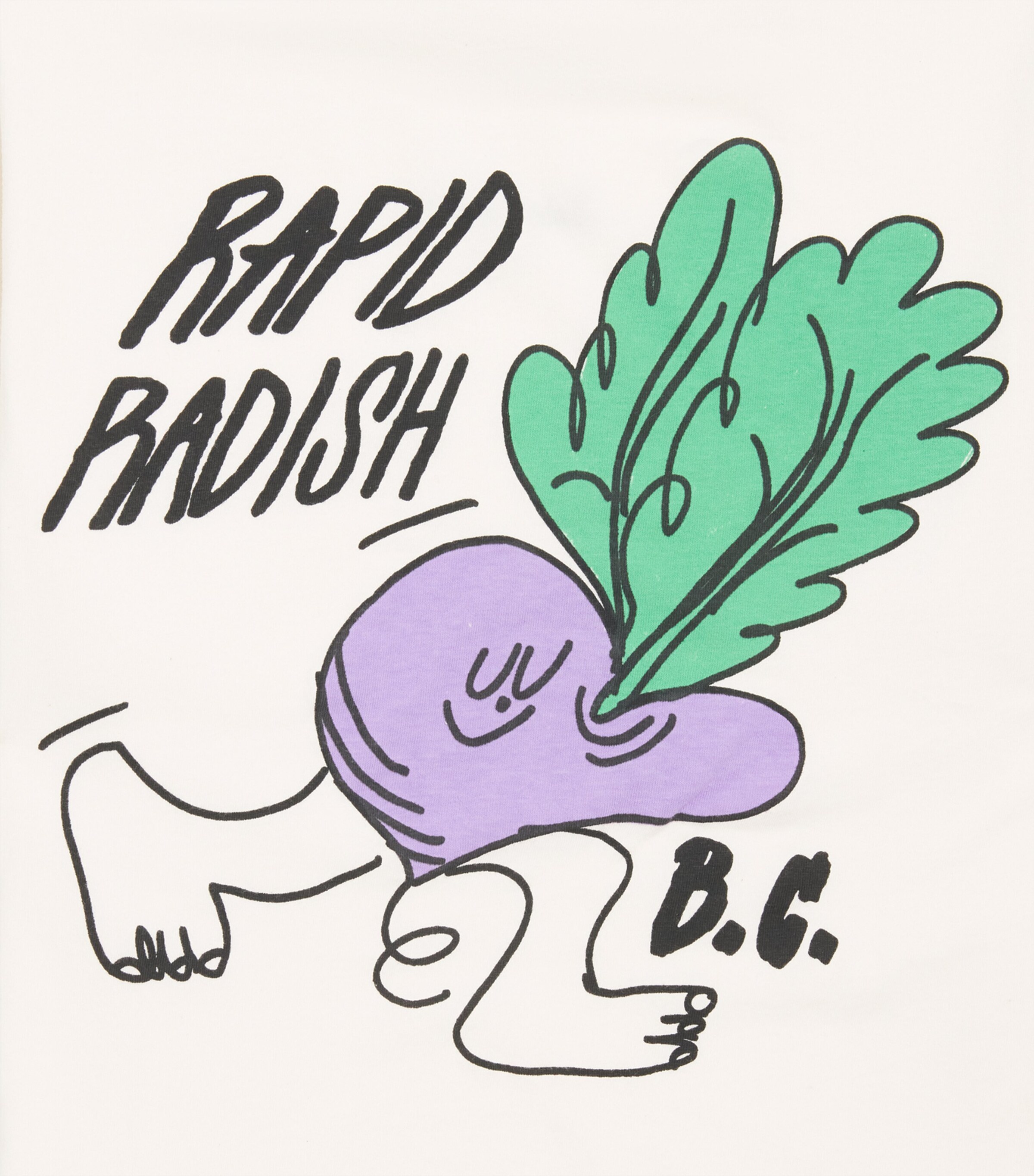 Organic Cotton Rapid Radish T-Shirt (6-7 Years) OFFWHITE Image 3