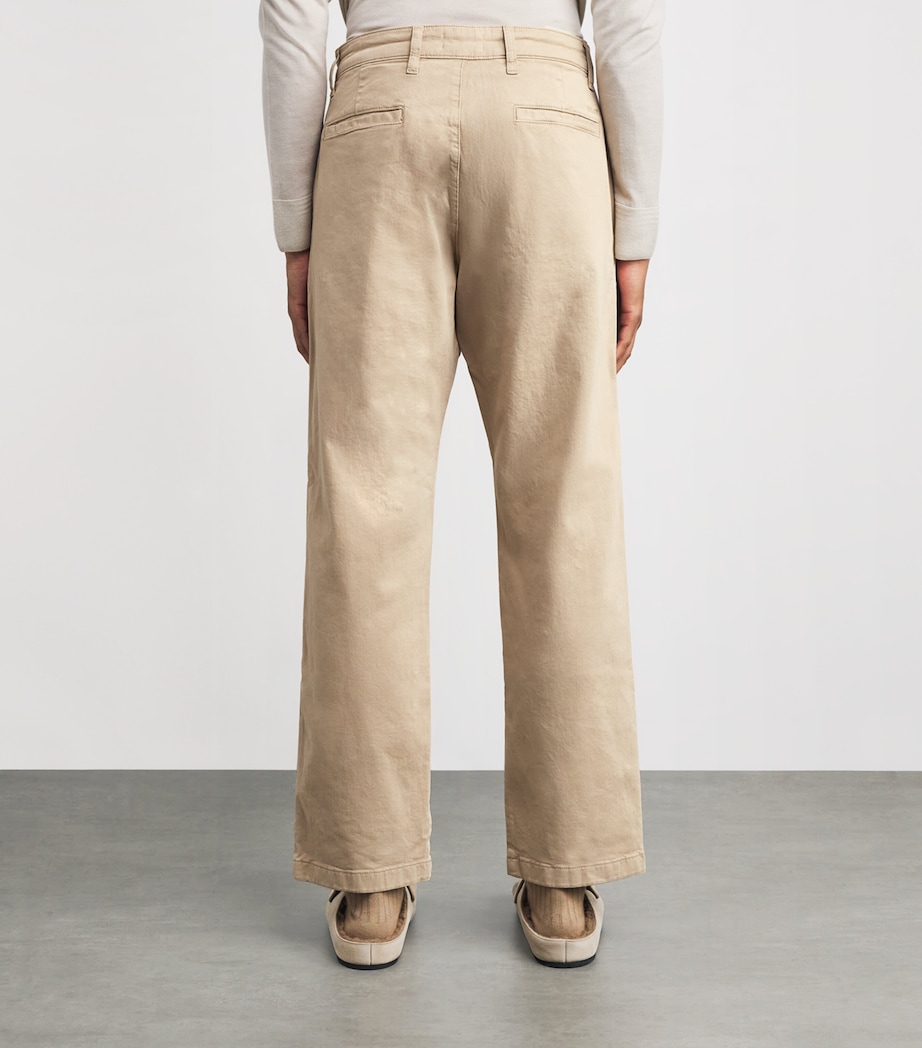 Stretch-Organic Cotton Aden Chinos KHAKI BEIGE Image 4