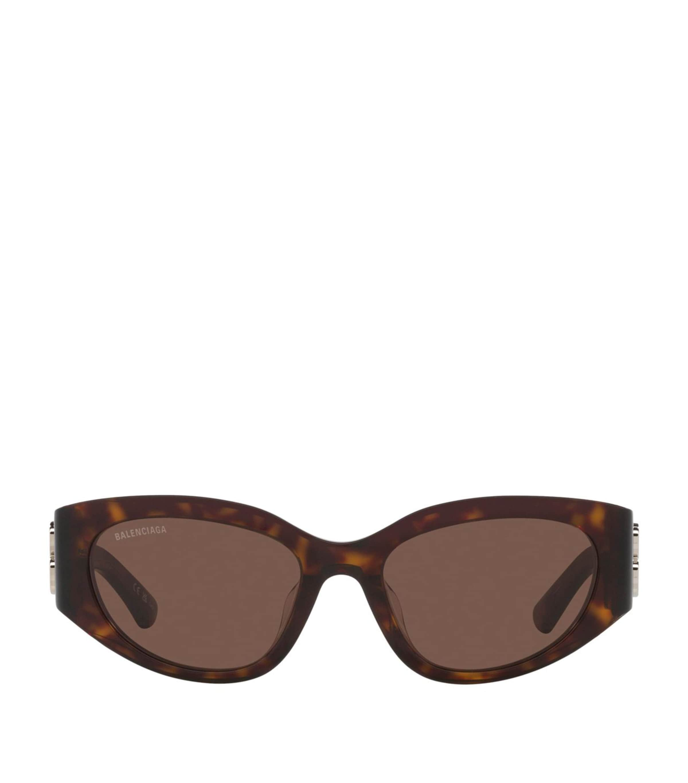 Balenciaga Acetate Bb0324sk Sunglasses In Brown