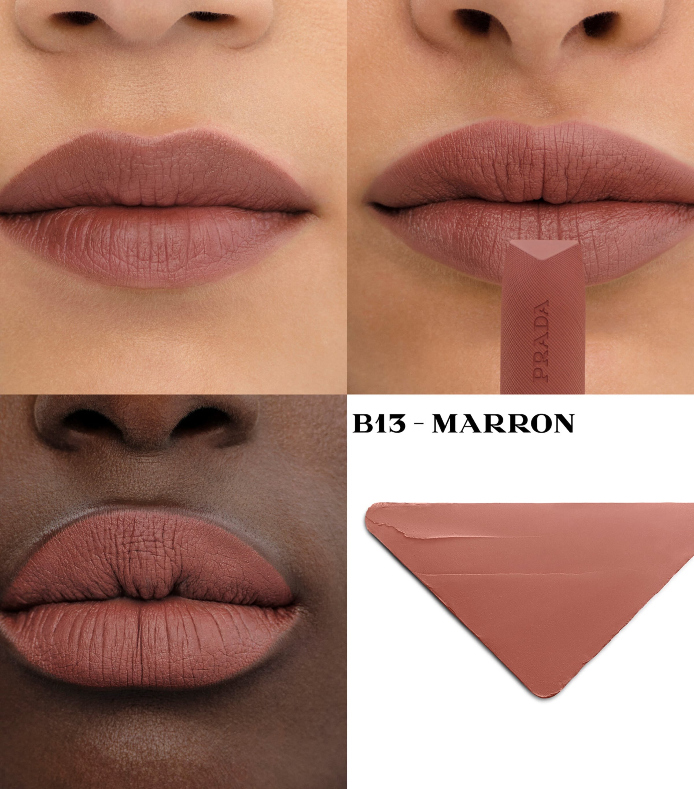 Prada Monochrome Hyper Matte Lipstick B13 Image 2